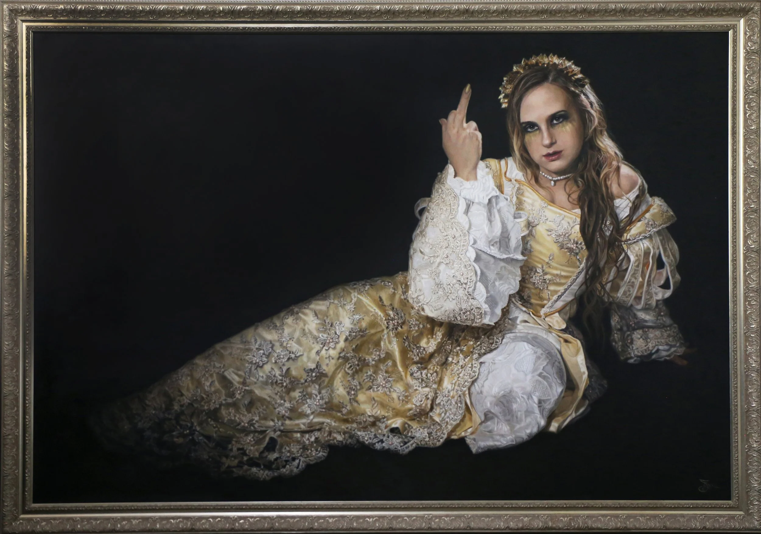 Ladylike
Oil on canvas,
120 x 180 x 3cm,
$11,000