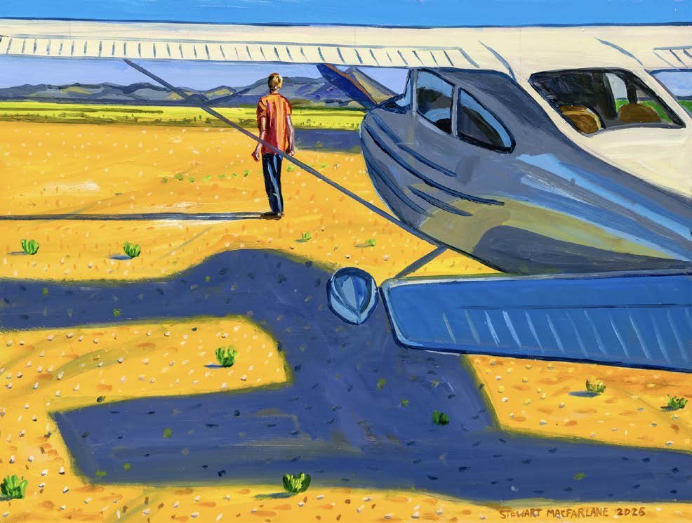 Arkaroola Airstrip
Oil on board
40 x 53cm
$2,500
