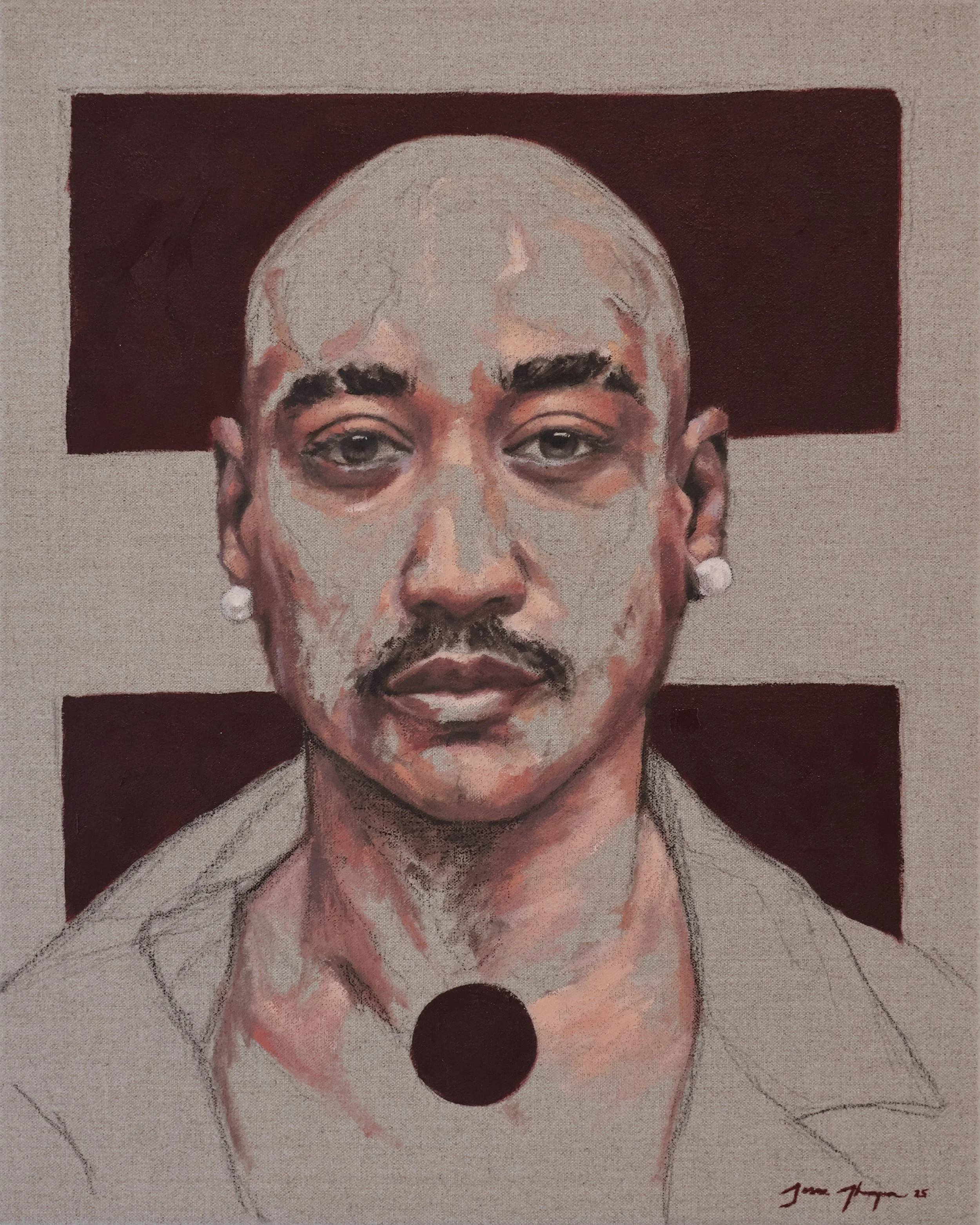 Jesse Thompson
Hold
Oil and Charcoal on Handmade Belgium Linen
40.64 x 50.8
$1,000