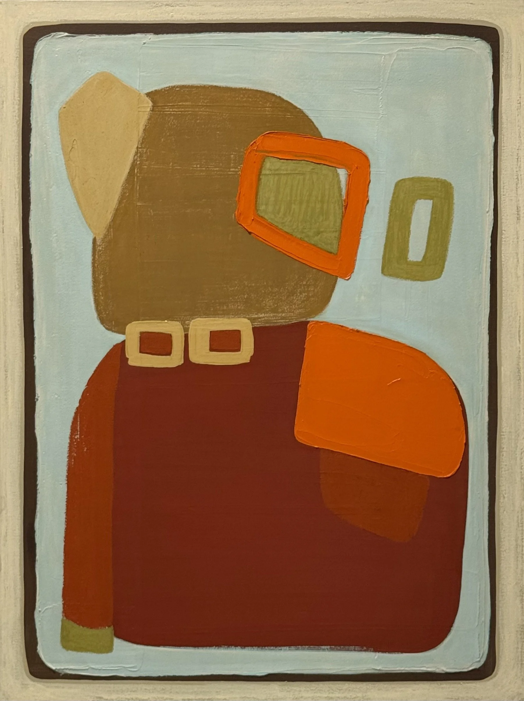 Jane Jenevieve, I Wanna Give You Devotion, Oil and Mixed on Canvas, 102cm x 76cm x 4cm, $4,200