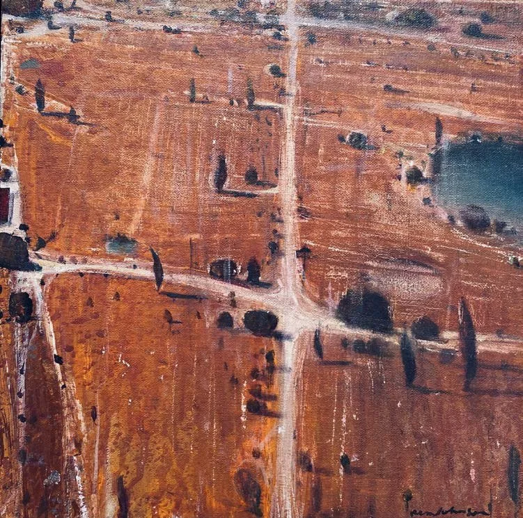 Crossroads (study)
Acrylic on canvas
30 x 30cm
$1,500