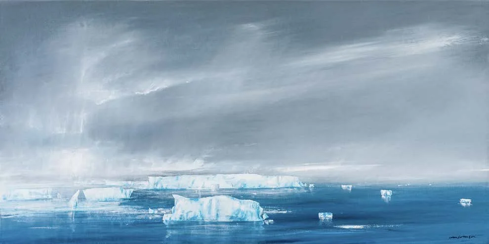 Pyramid Ice (Antarctica)
Acrylic on canvas
61 x 122cm
$12,000