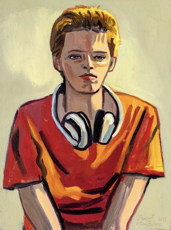 Boy with Headphones
Oil on Canvas
40.5 x 30 cm
$1,500