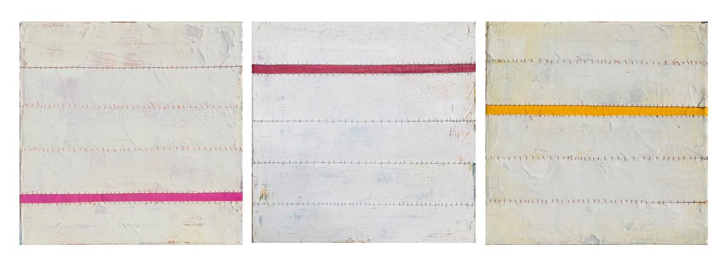 Gradient #1
acrylic and enamel on hand sewn canvas
31x186cm
$1,100