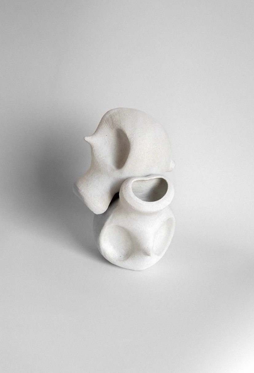 Fortitude head. ceramic and glaze colourants. $3,500