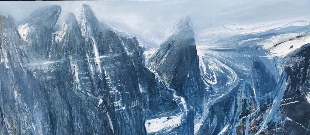 Peaks & Valleys
Acrylic on canvas
106 x 240cm
$38,000