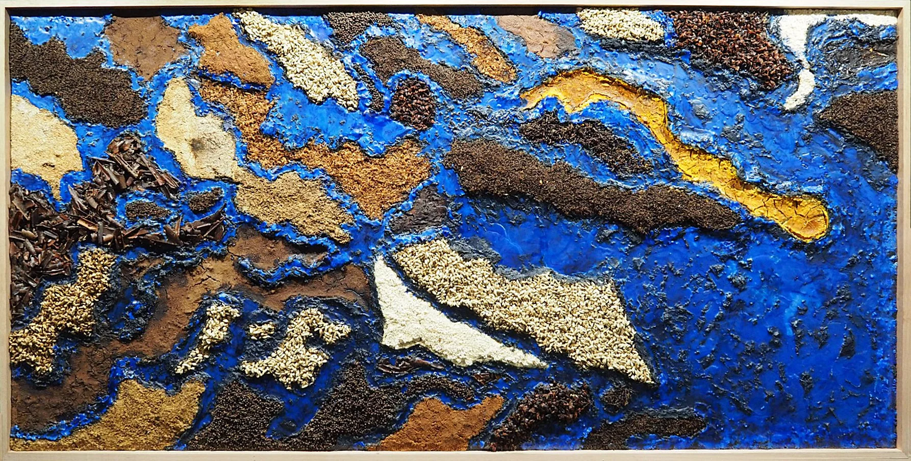 Julie Collins & Derek John 
Cause and Effect 
Mixed media 124 x 244 x 6.5cm $20,000