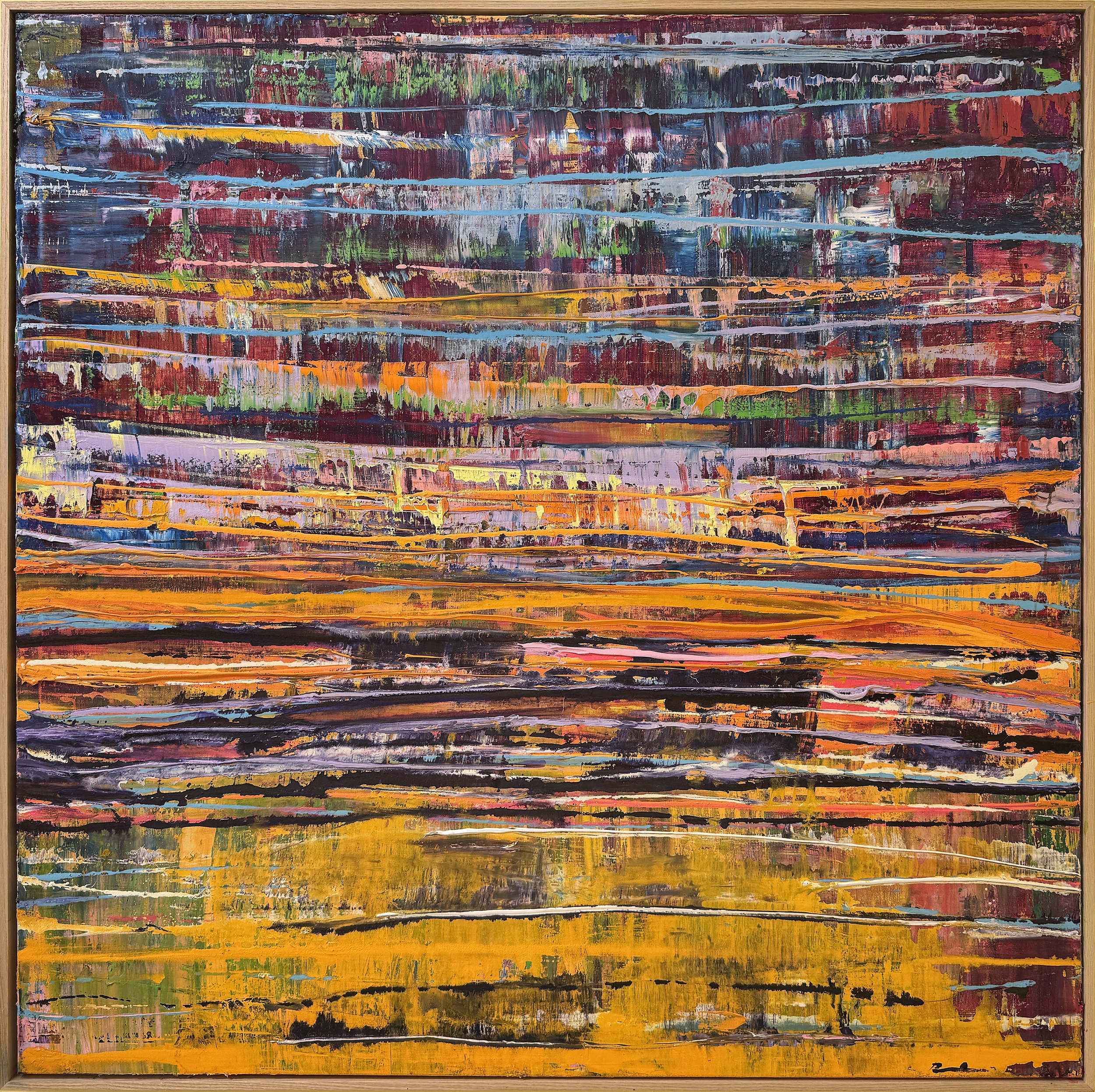 Linear Line
Enamel & Oil on Canvas - Framed
121 x 121cm
$3,500