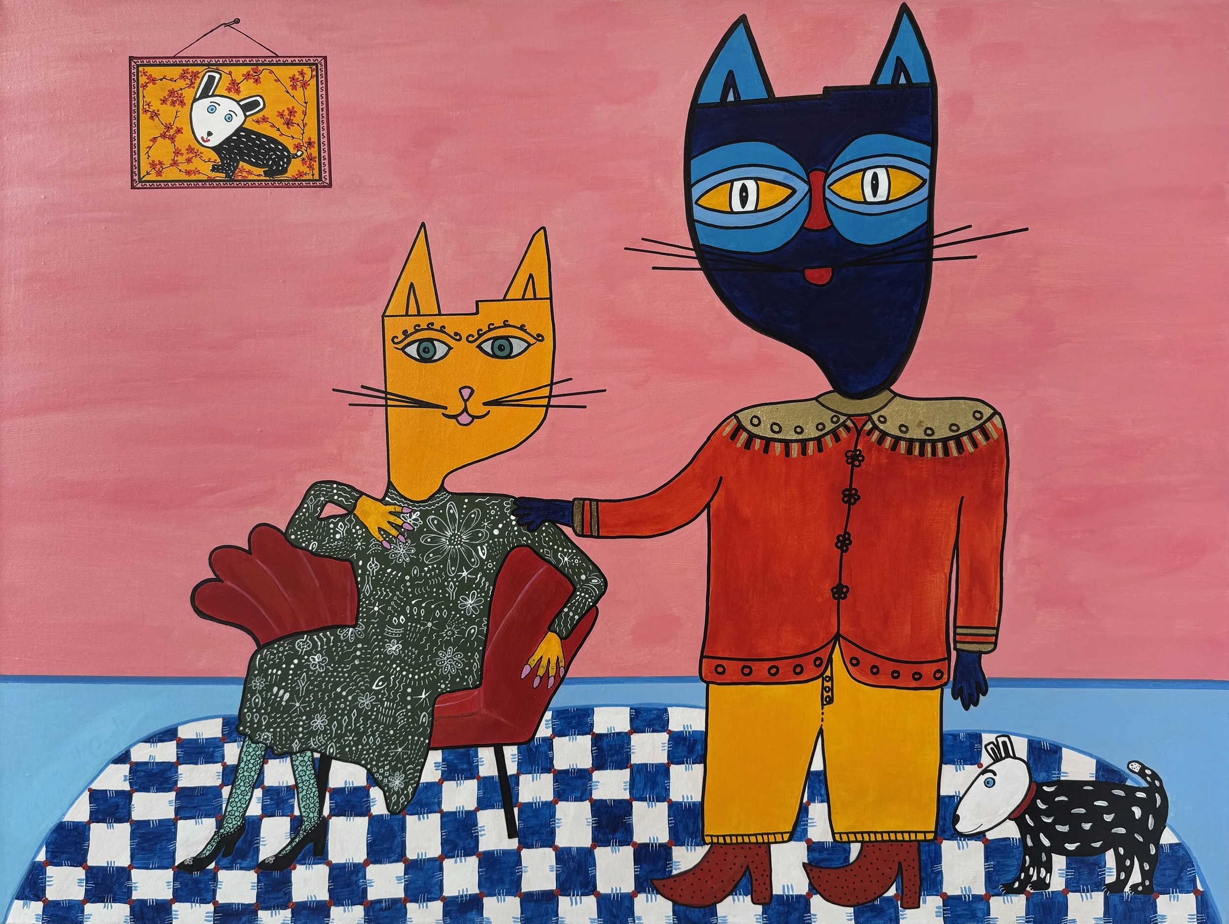 Pink Lounge Room
Acrylic on Linen
76 x 102cm
$3,800