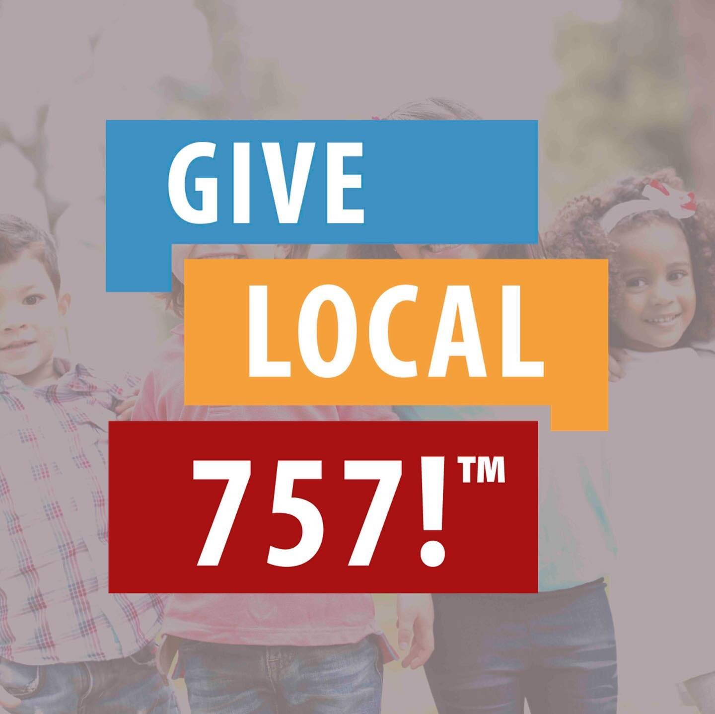 Today is the day! Give Local 757, an online 24-hour fundraising event that the Center for Child &amp; Family Services is humbled to be a part of.

It ends tonight! To donate, visit www.givelocal757.org or clink the link in our bio to go to the Center