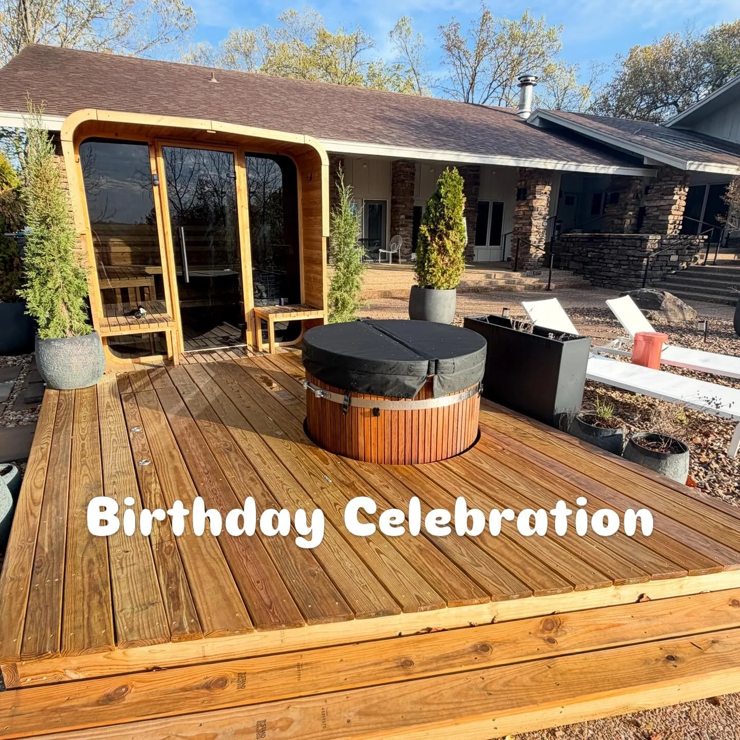 What a wonderful find for our new retreat go to spot from KC. So grateful to start my morning birthday celebration 🎉 here. @campfire_ranch