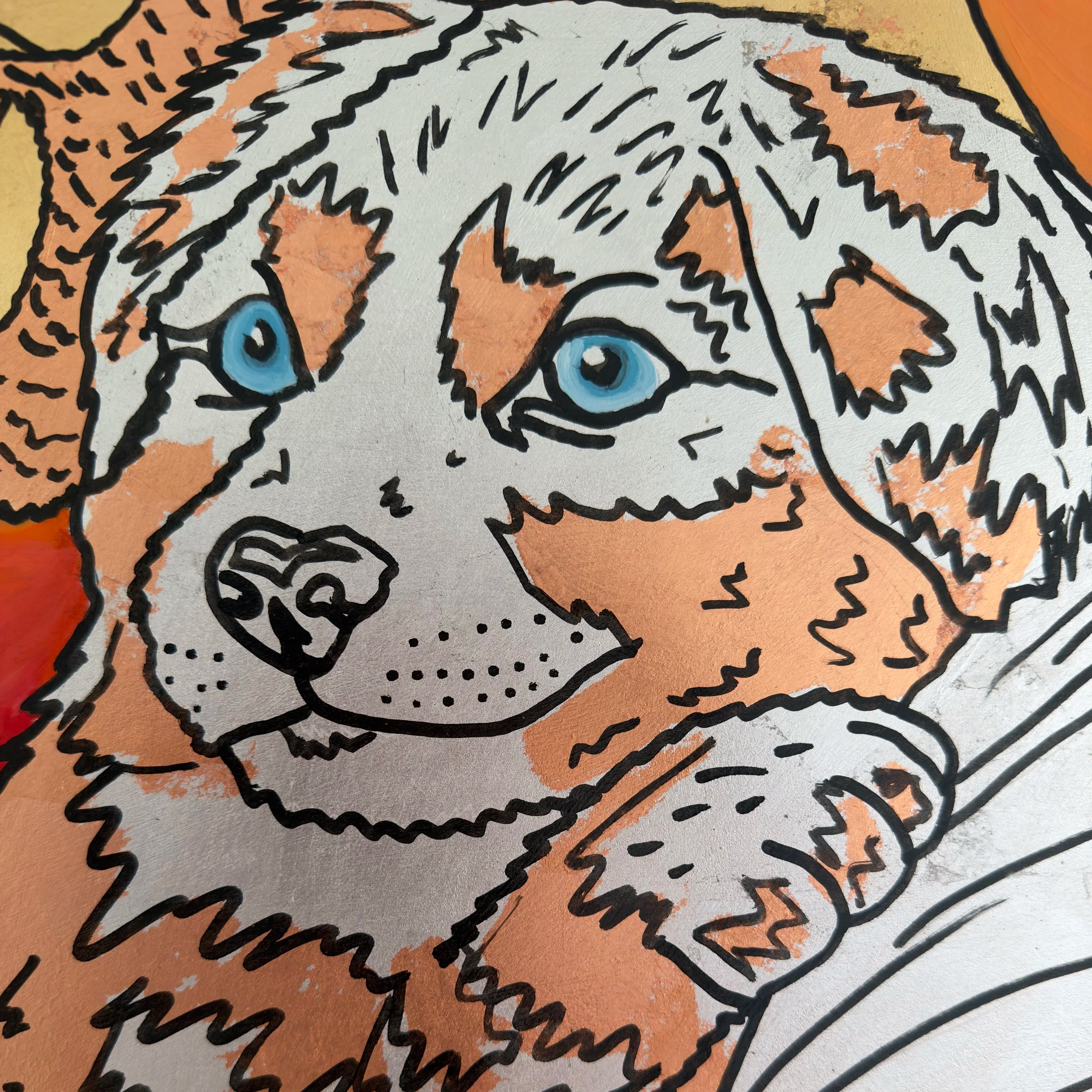 Husky-blue-eyes-painting