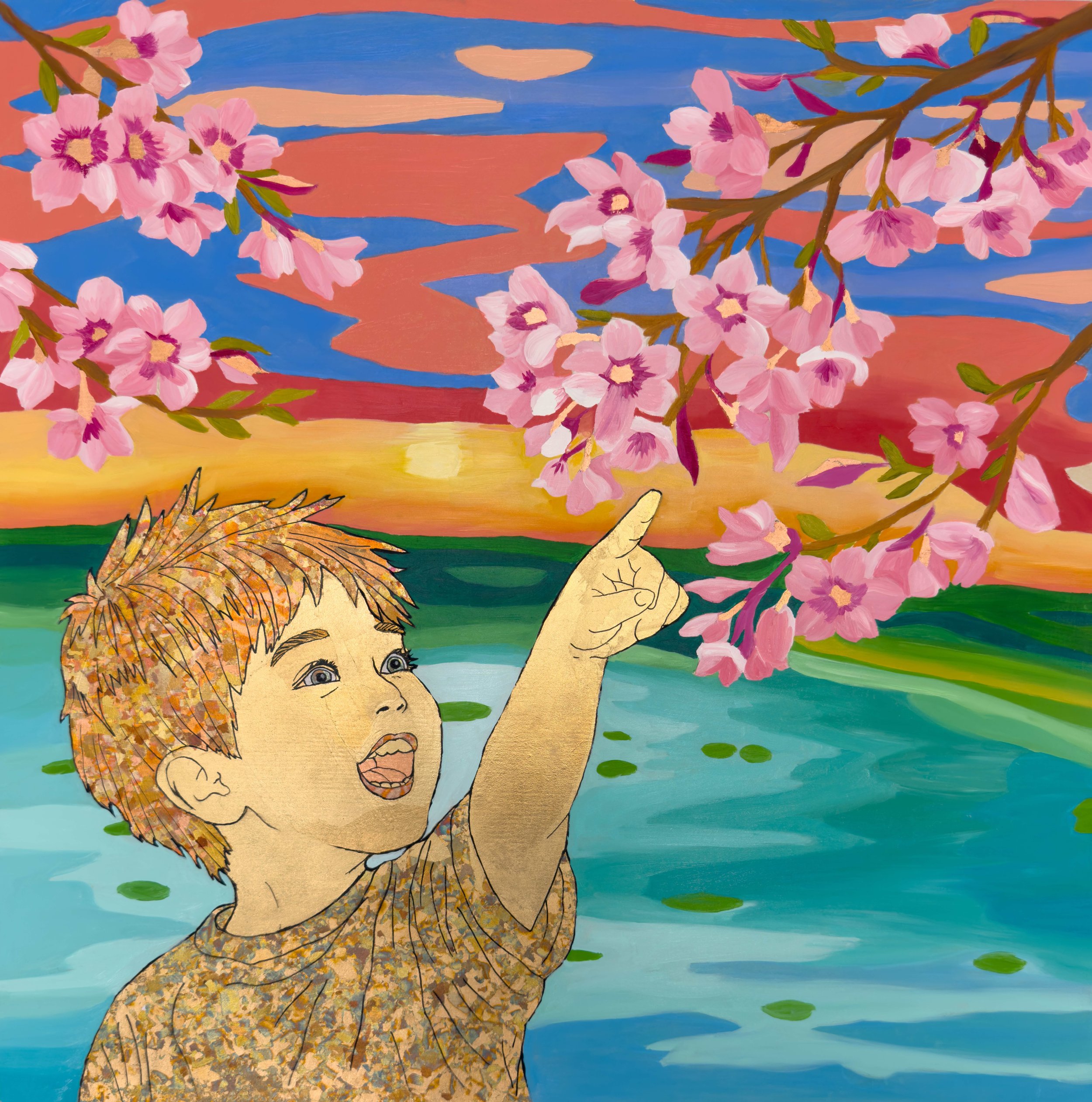 Blooming Wonder - 24x24