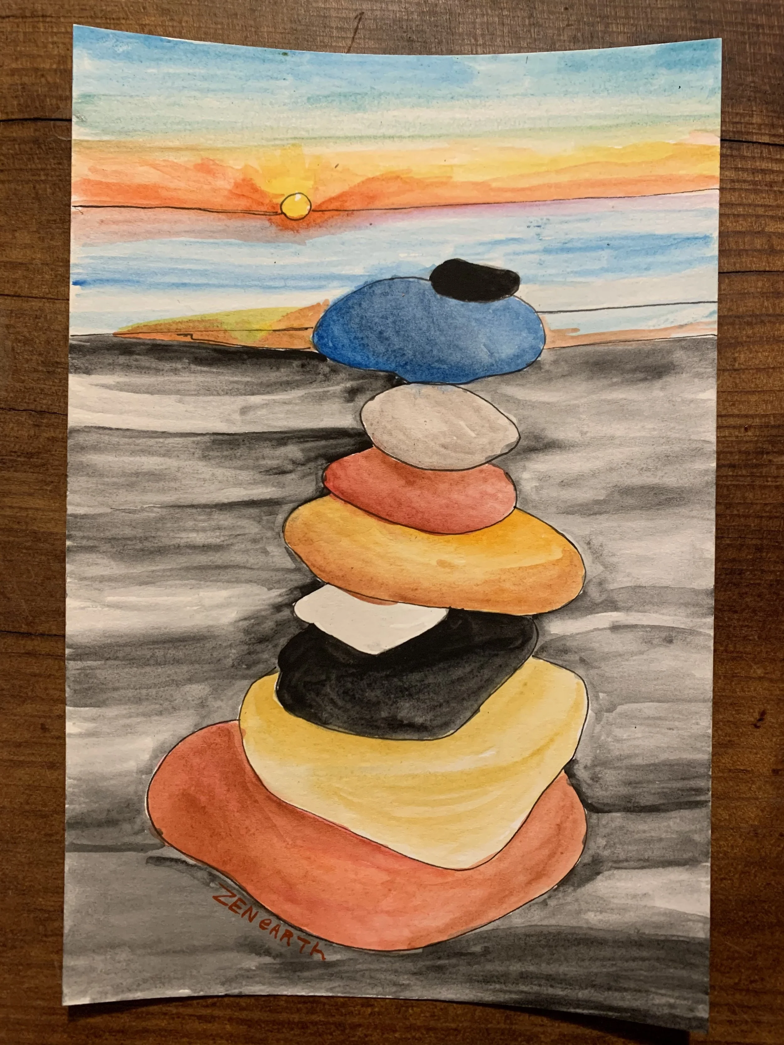 California Coast 9” x 11” 