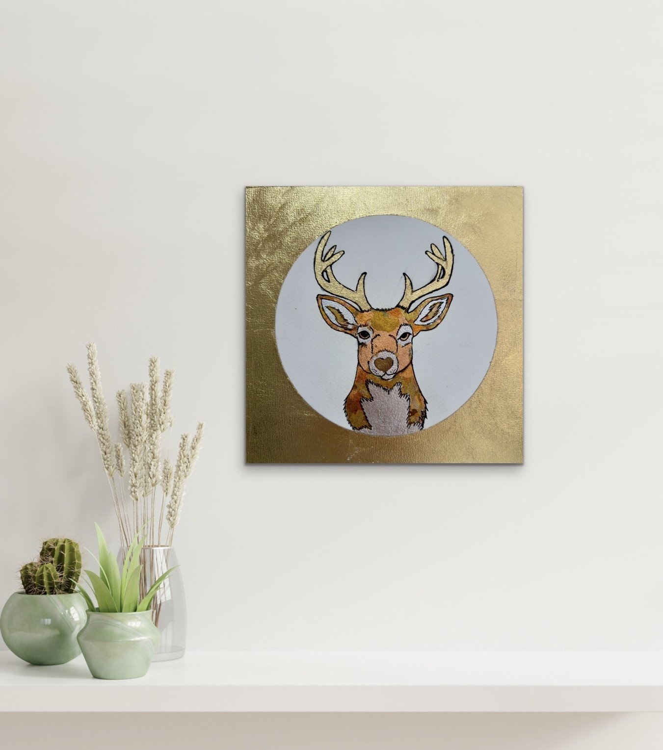 Crowned in Light -  8×8”