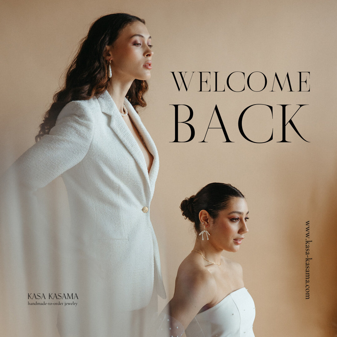 ✨WE&rsquo;RE BACK✨​​​​​​​​
​​​​​​​​
That&rsquo;s right my darlings. KASA KASAMA is back up and running! And just in time for the throes of the wedding season 💍 If you&rsquo;ve been waiting patiently for our return, now is the best time to nab some o