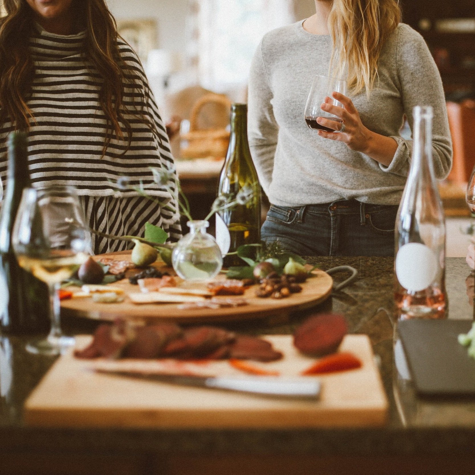 dinner party, social eating, connection over food