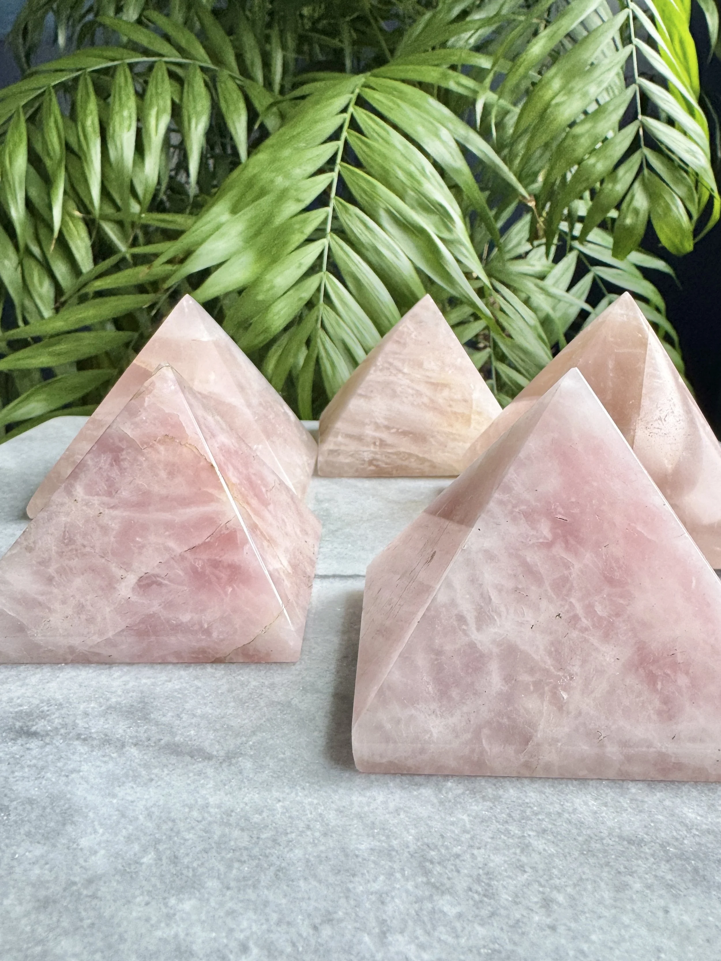 Rose Quartz Pyramid