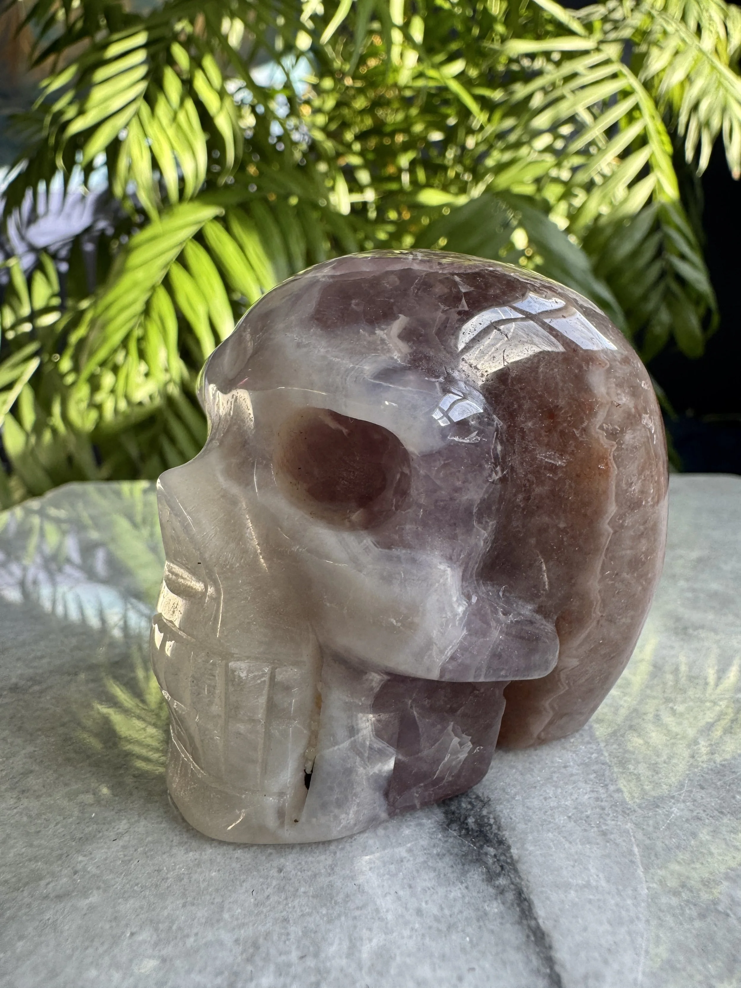 Amethyst Skull