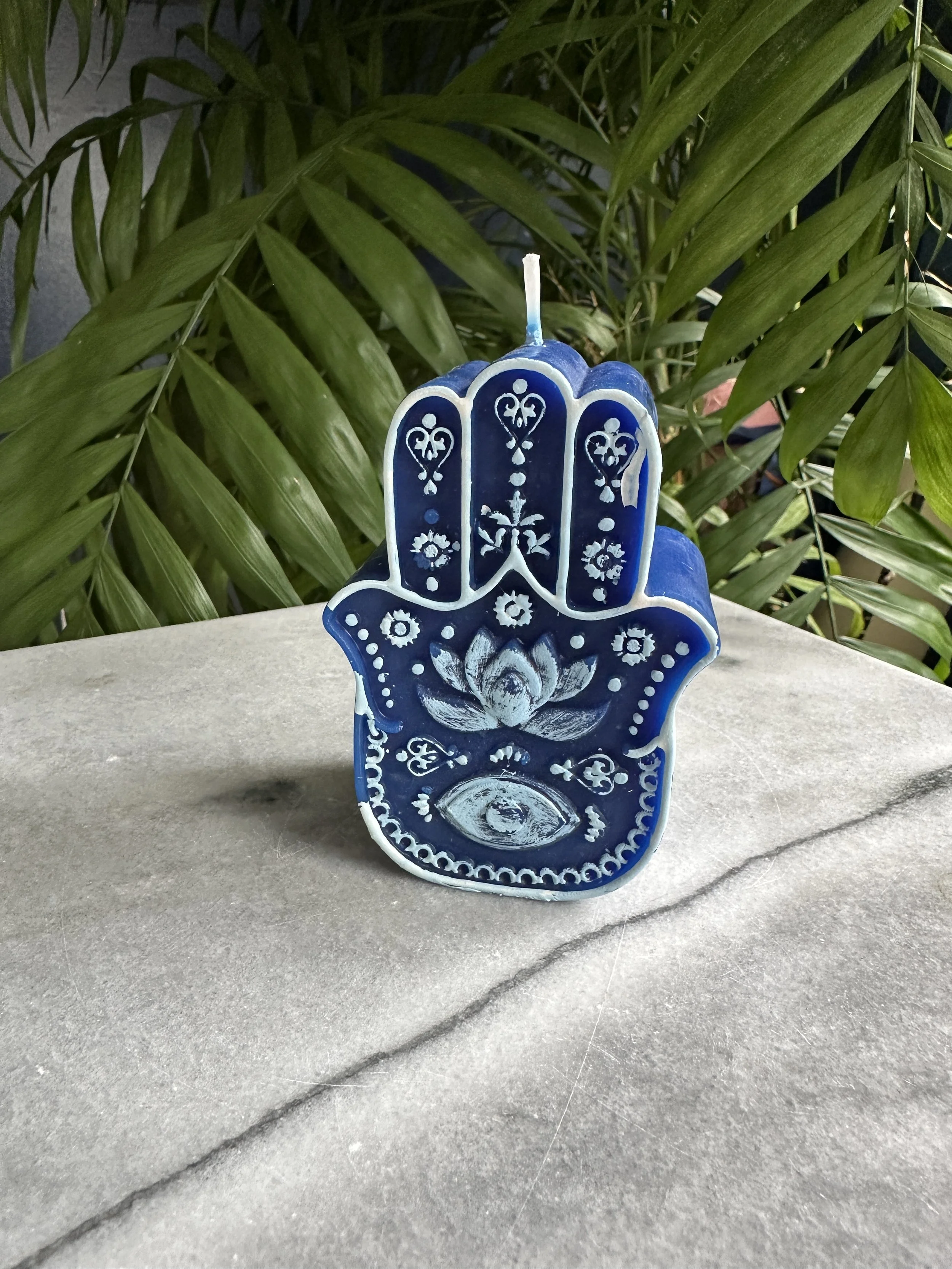 Intention Candle-Fatima Hand