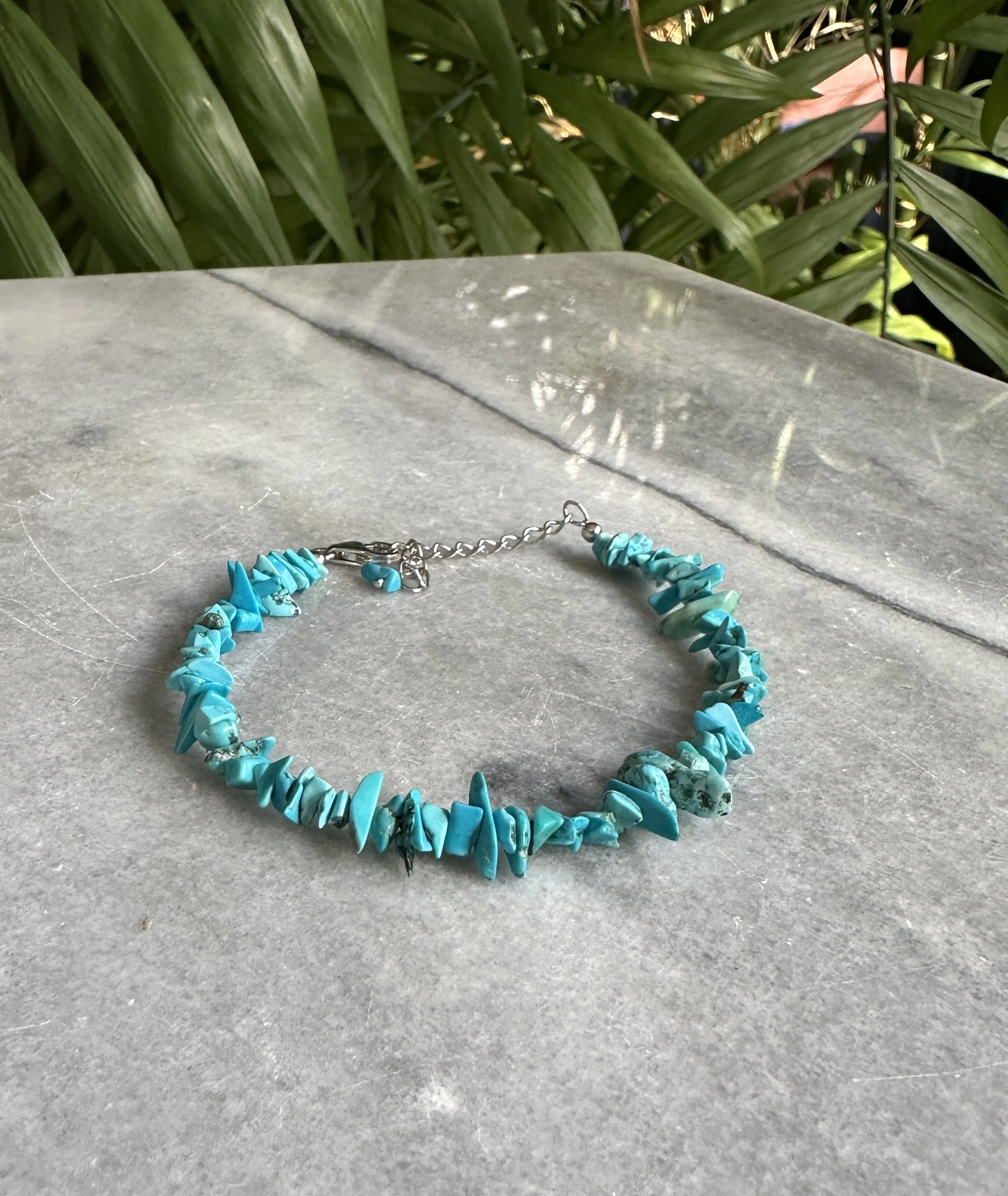 Turquoise Chip Bracelet