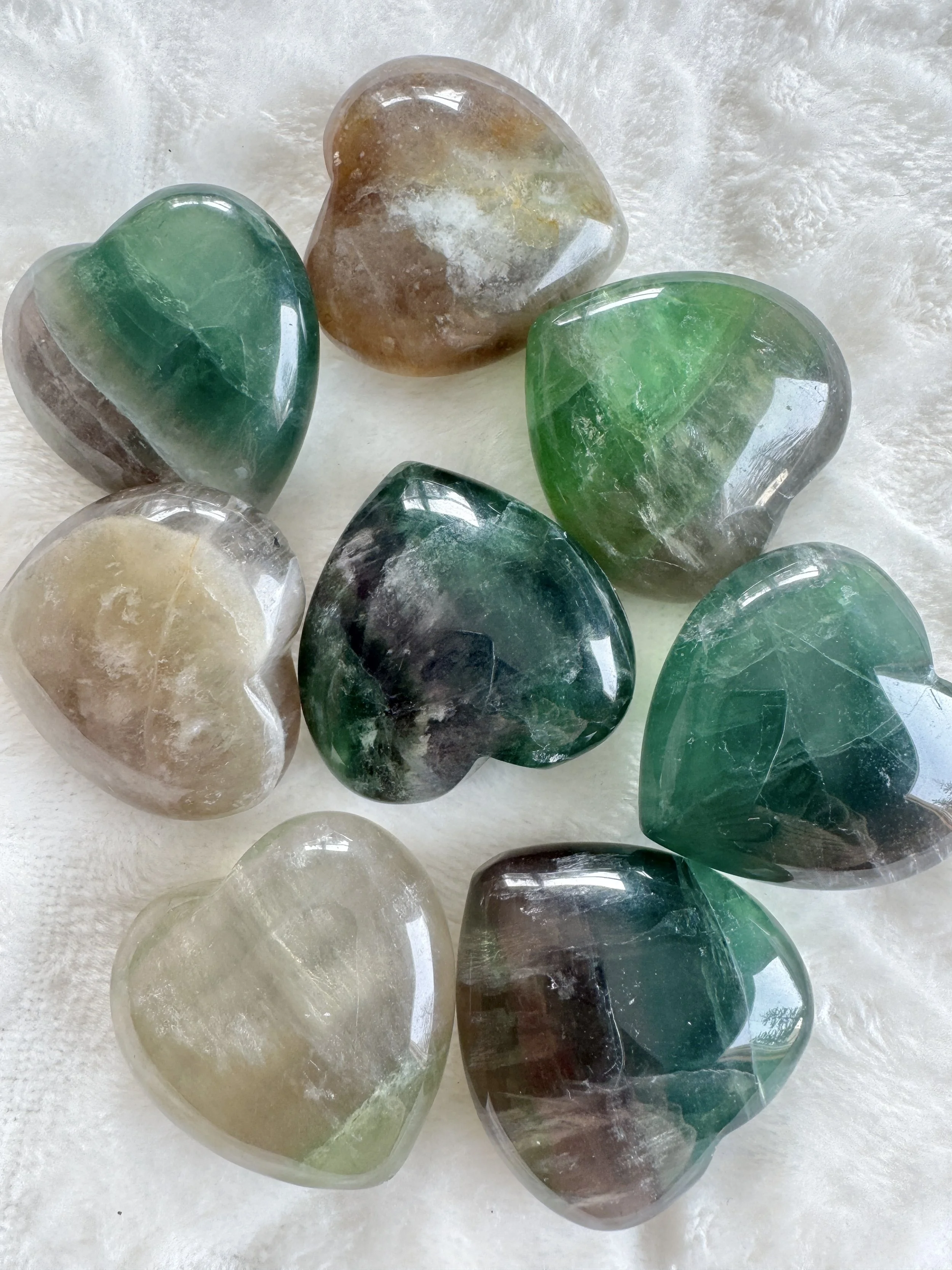 Fluorite Hearts