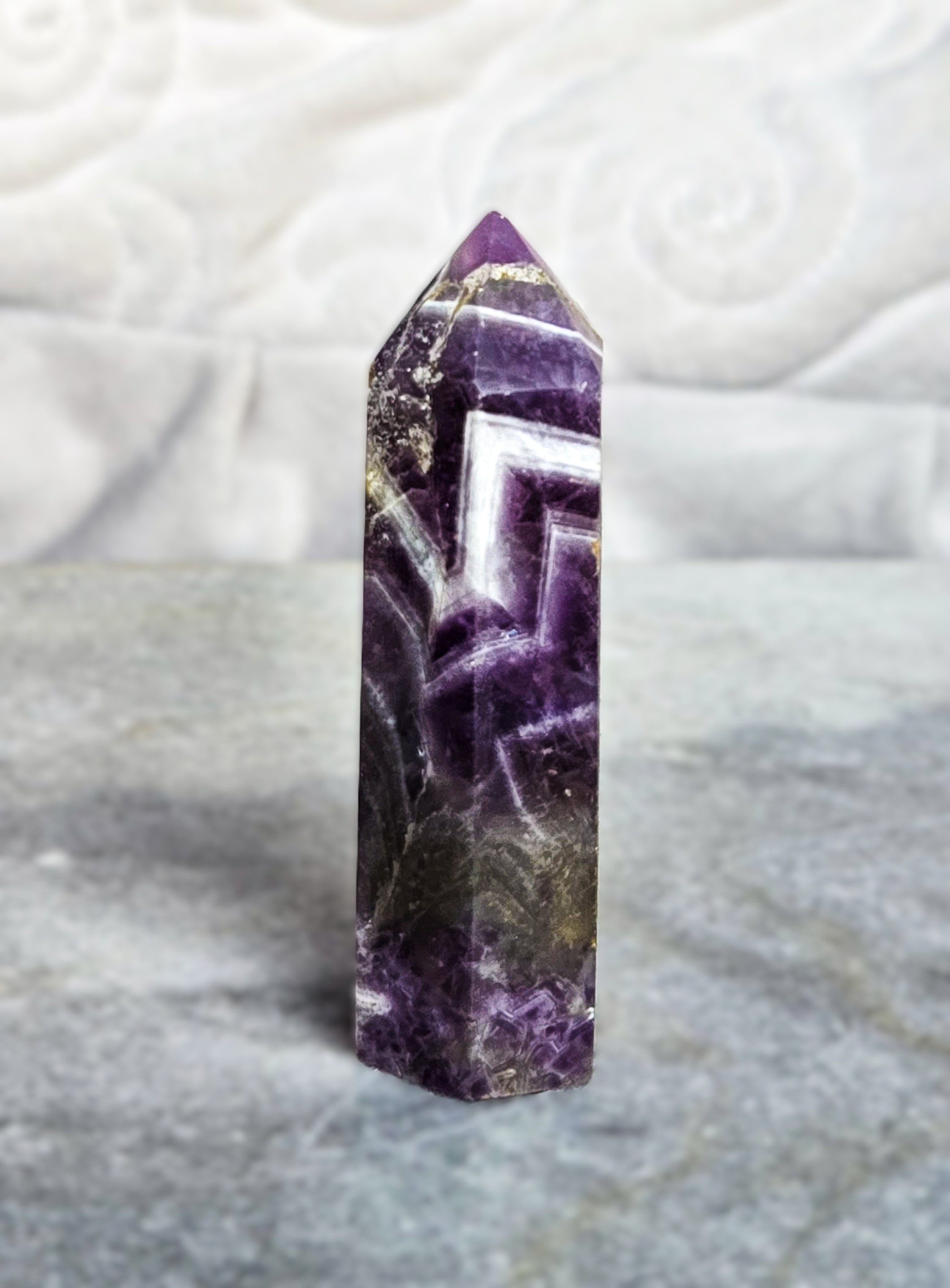 Chevron Amethyst Tower