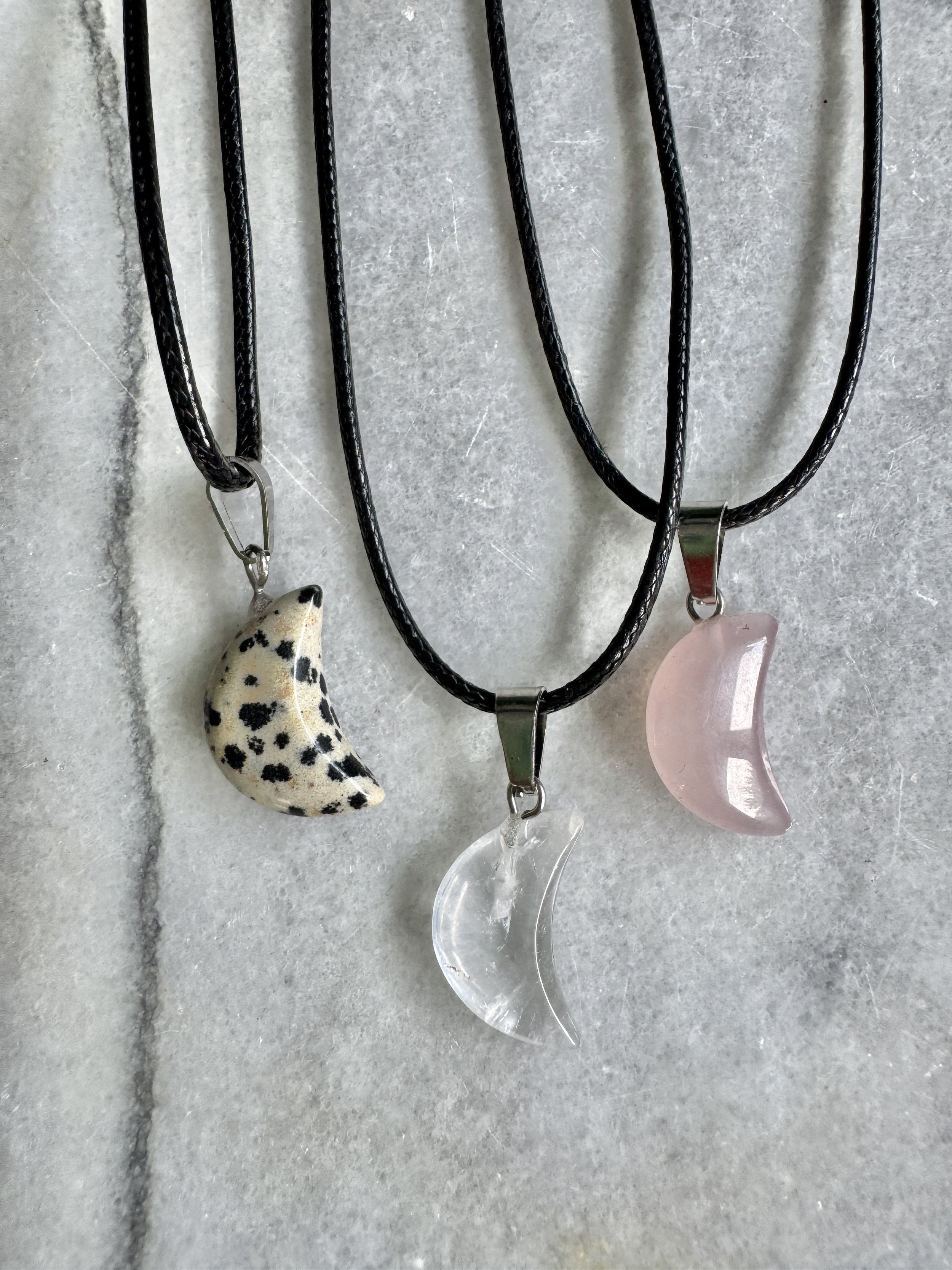 Tiny Crescent Moon Necklace