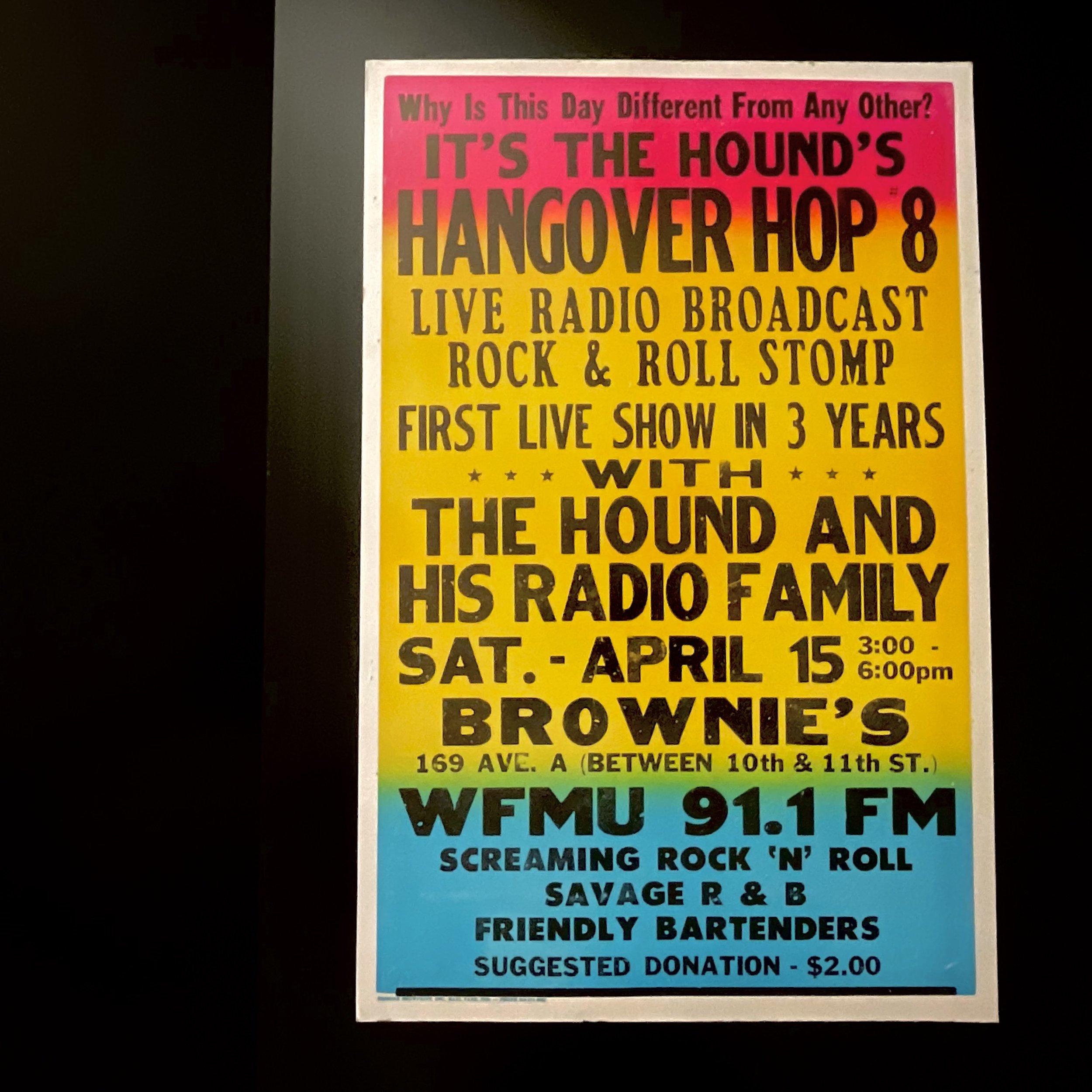 The Hound & WFMU