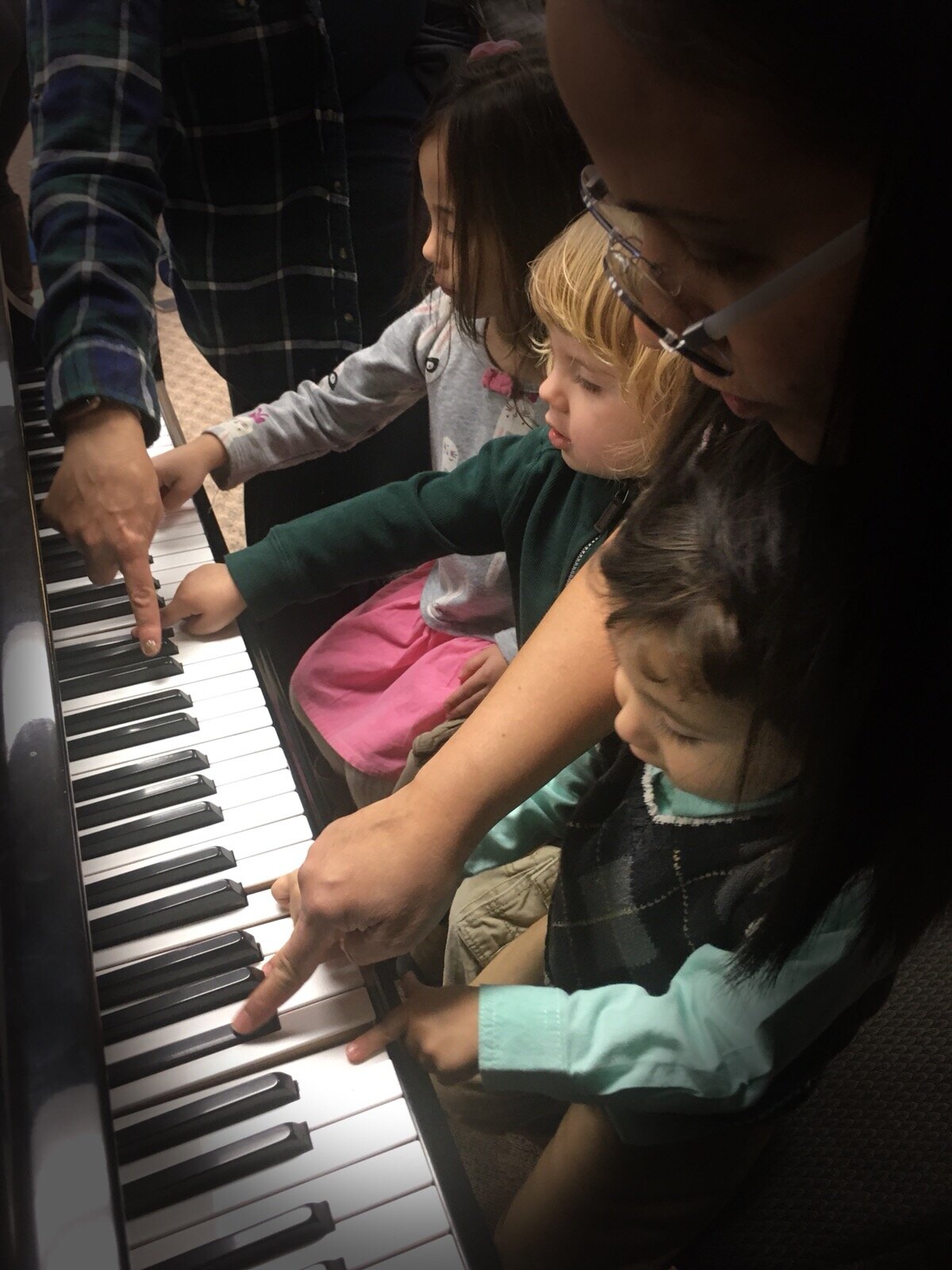 Students explore different instruments