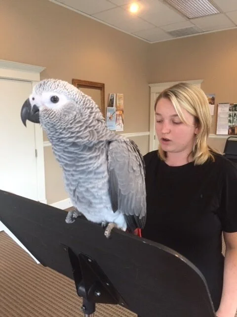 Dea in voice lesson.JPG