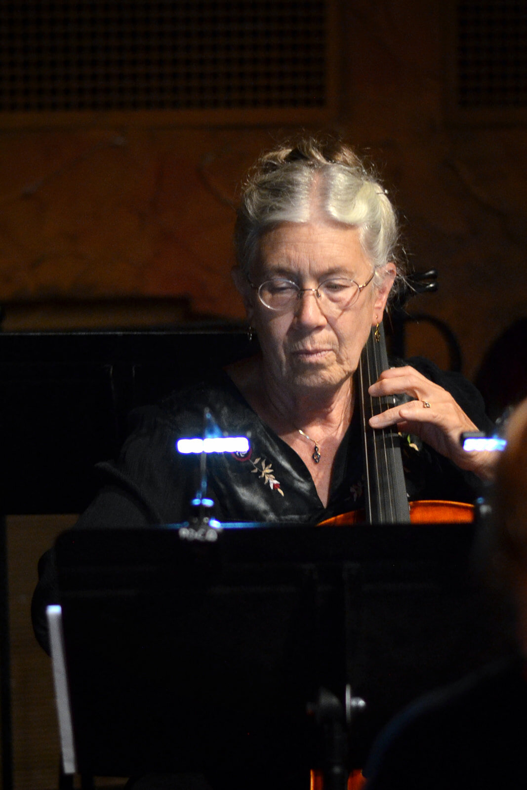 Caren Reiner on cello