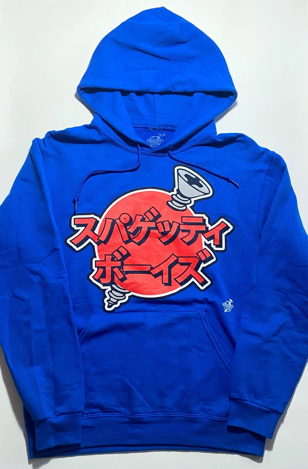 Spaghetti Boys Japanese Logo Hooded Sweatshirt — second wind thrift