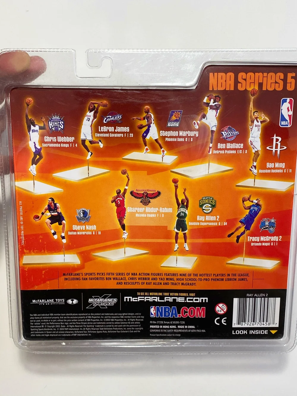 McFarlane Toys NBA Seattle Supersonics 