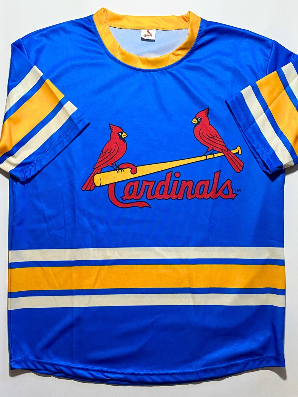 St. Louis Cardinals Tag Nylon Graphic T-Shirt Jersey — second wind thrift