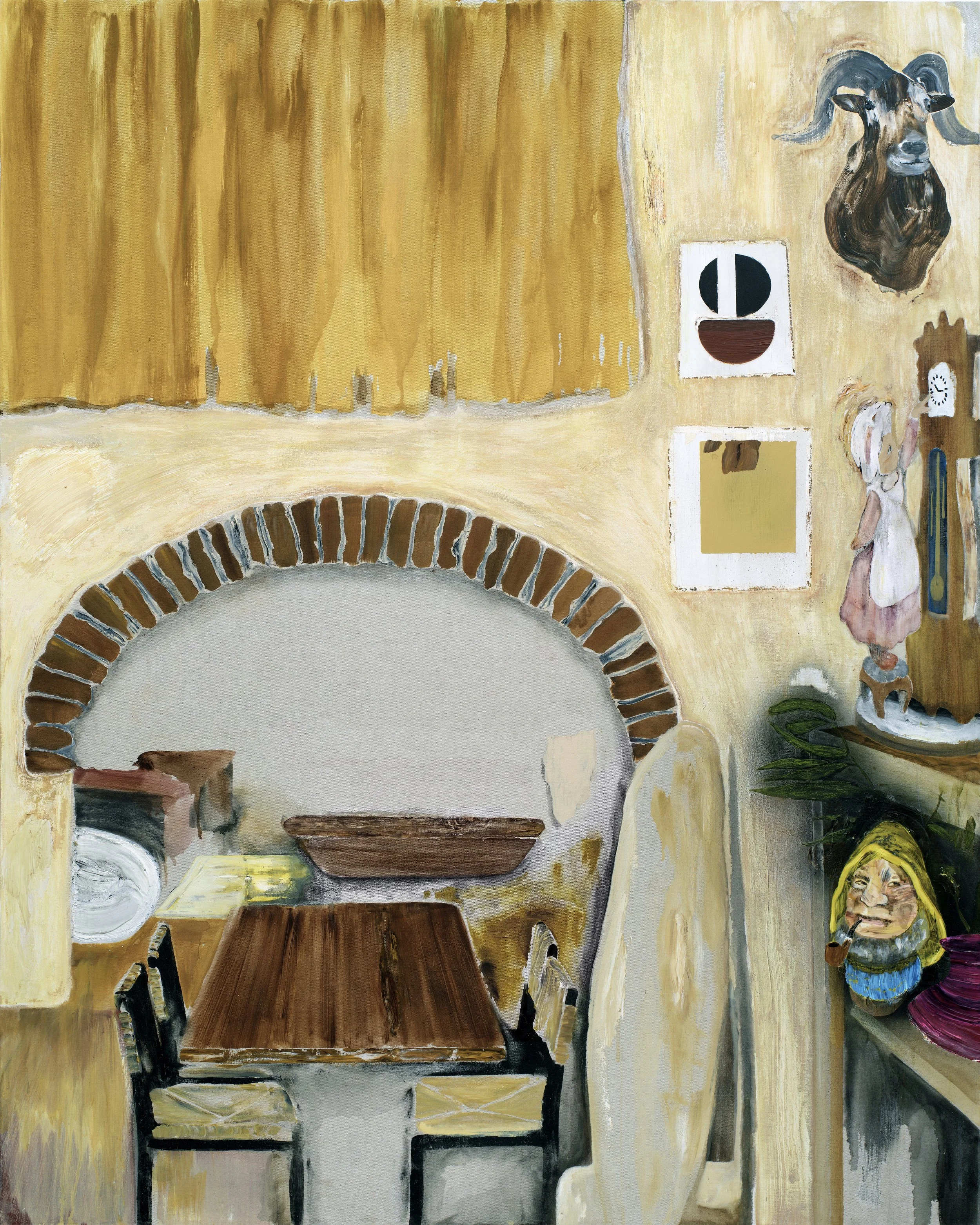 Time's Up
acrylic, oil, and pastel on linen
60 x 48 in
2026