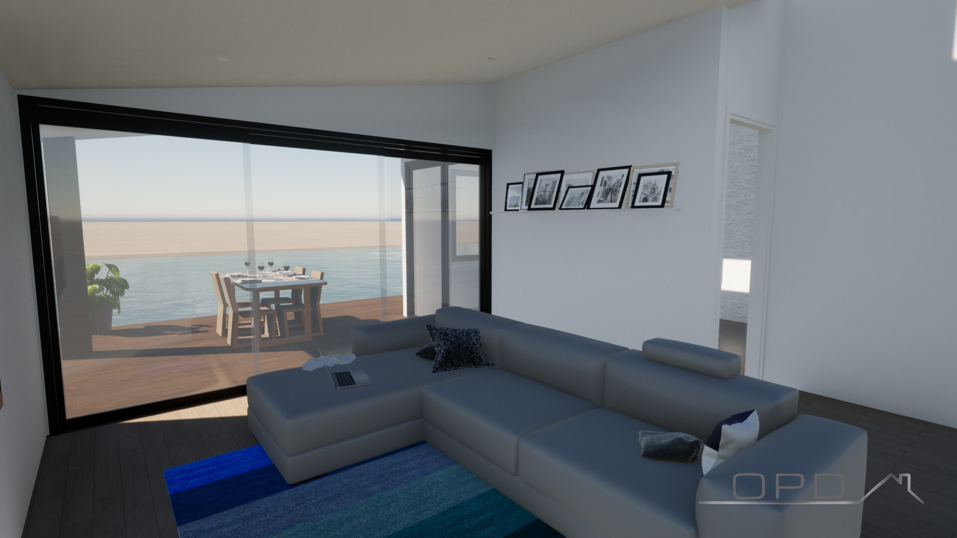 Upstairs Living