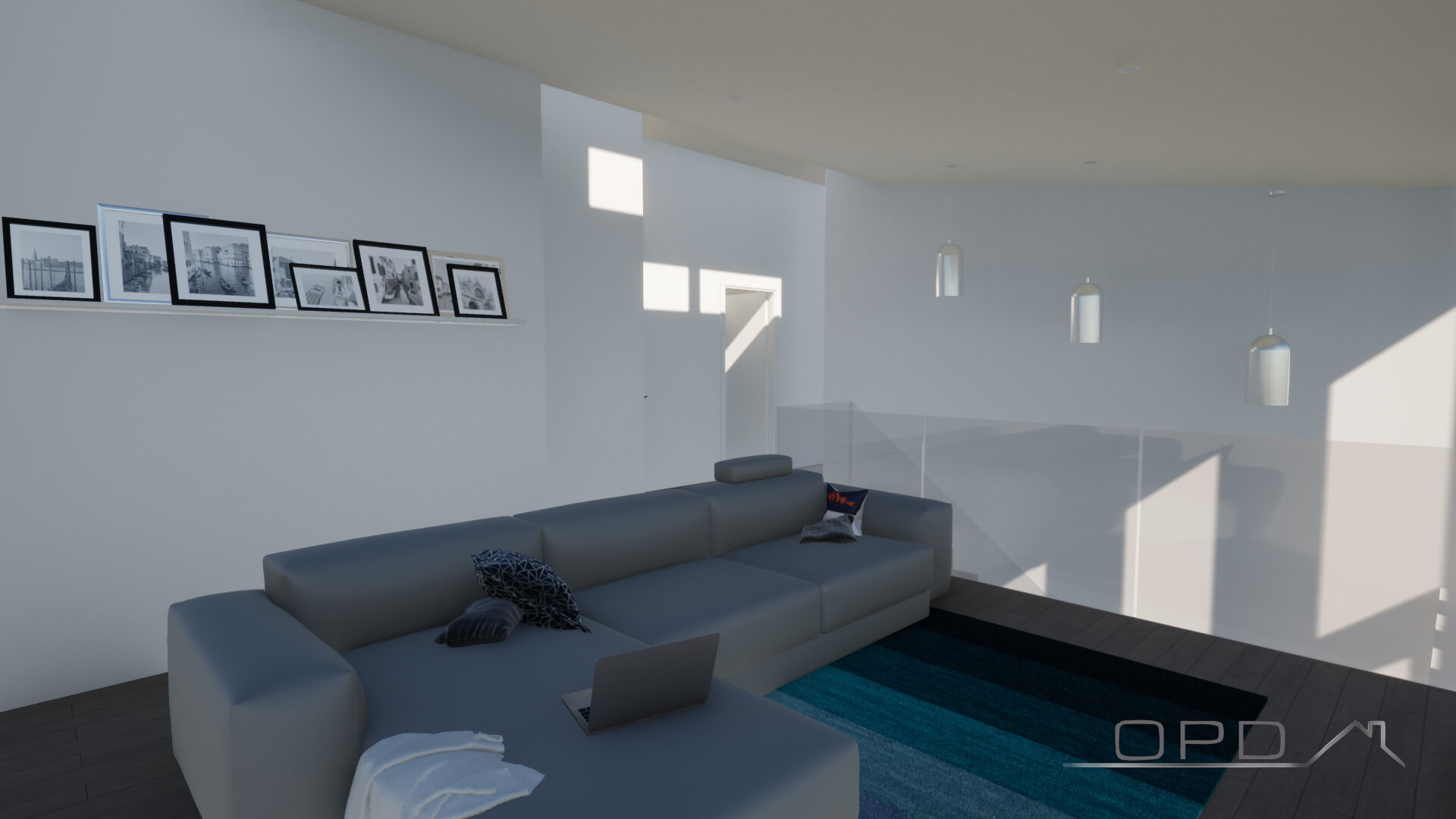 Upstairs Living