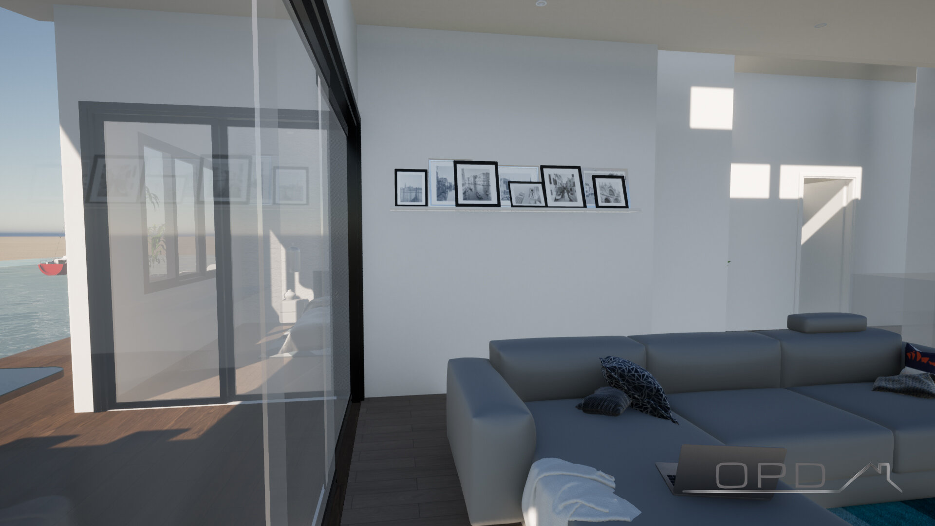Upstairs Living