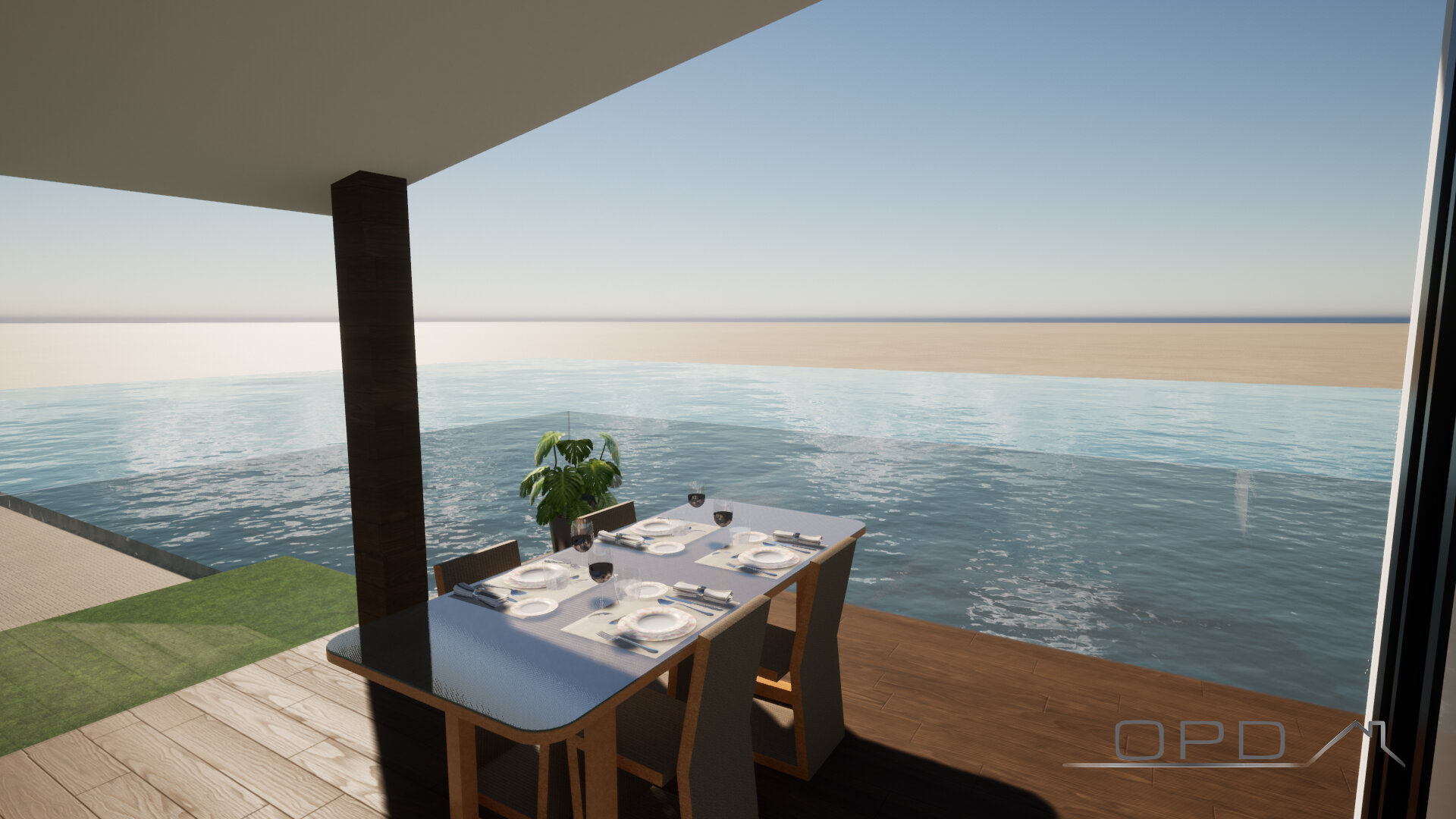 Rear Balcony