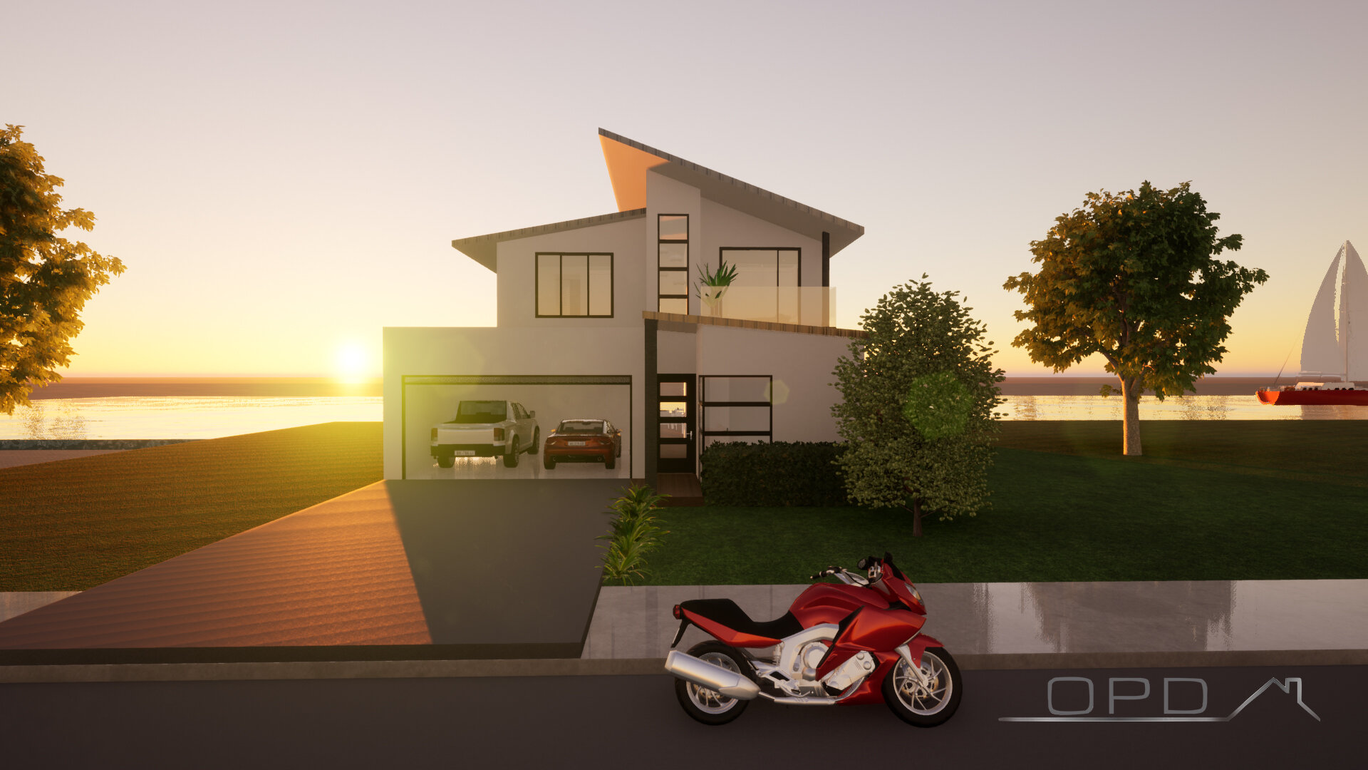Sunrise Front Facade