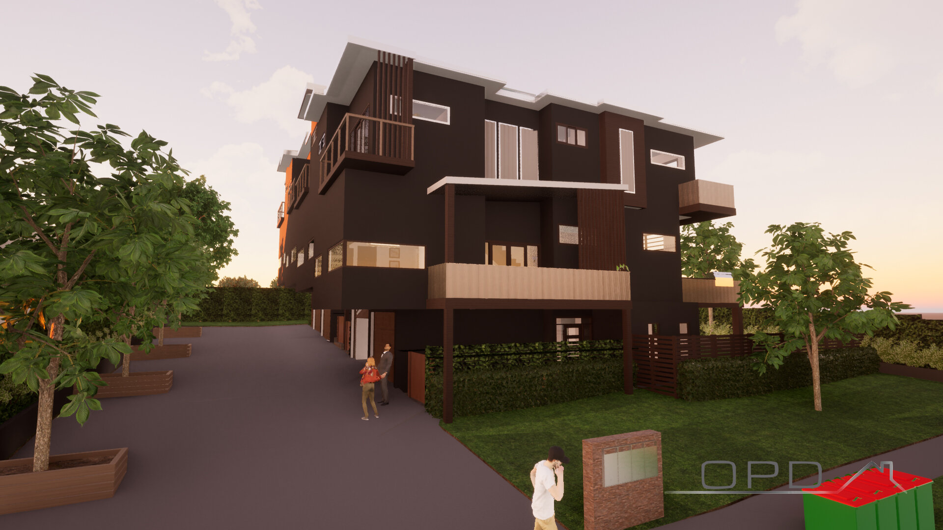 Front facade