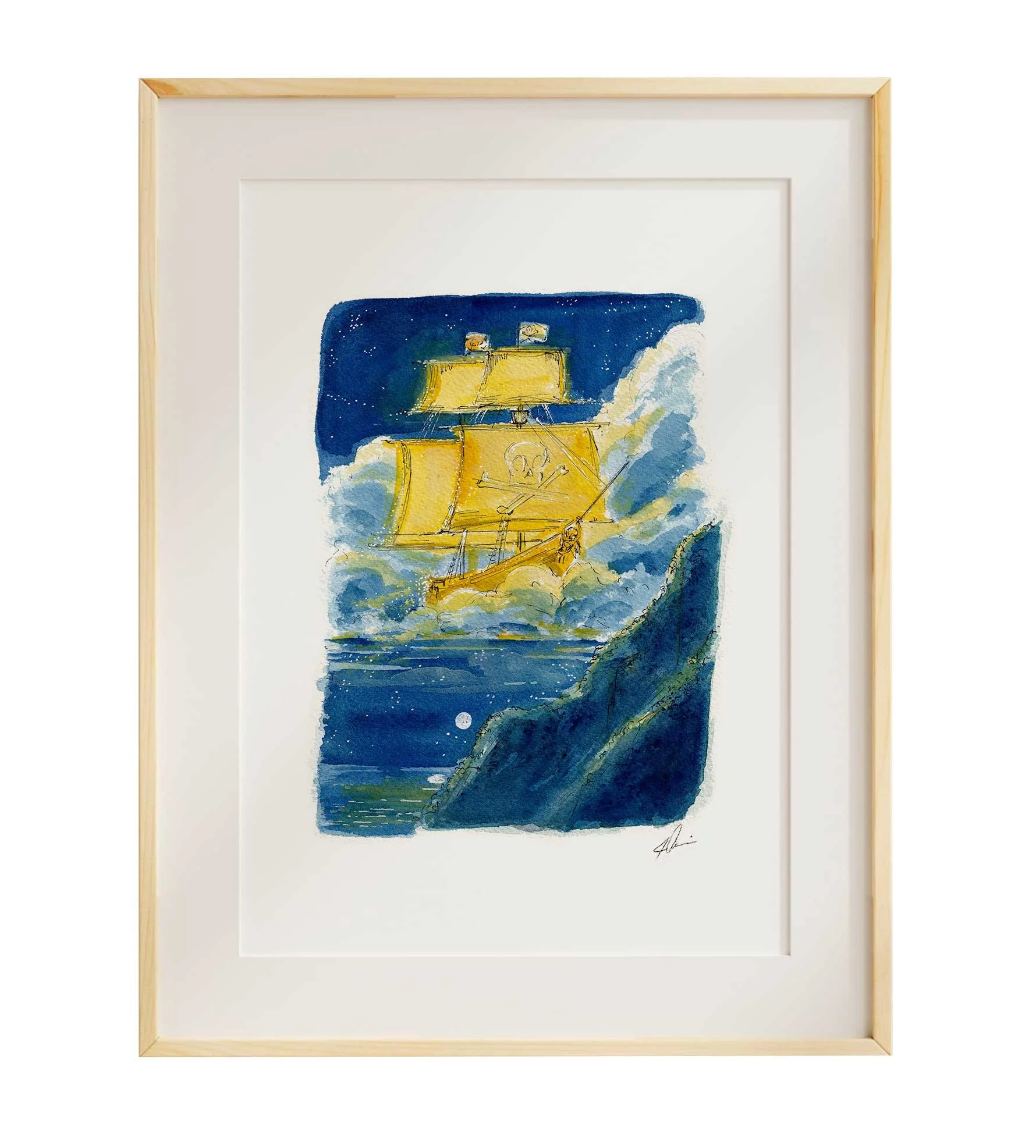 V is for Voyage - 8x10"