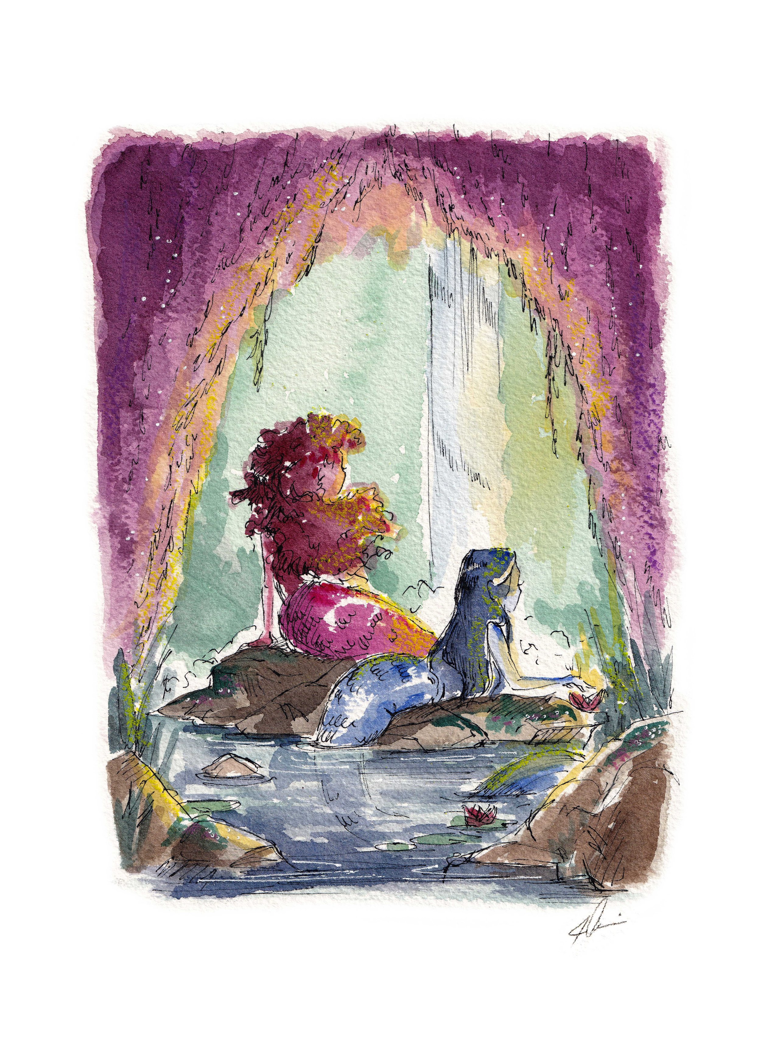 M is for Mermaid - Original