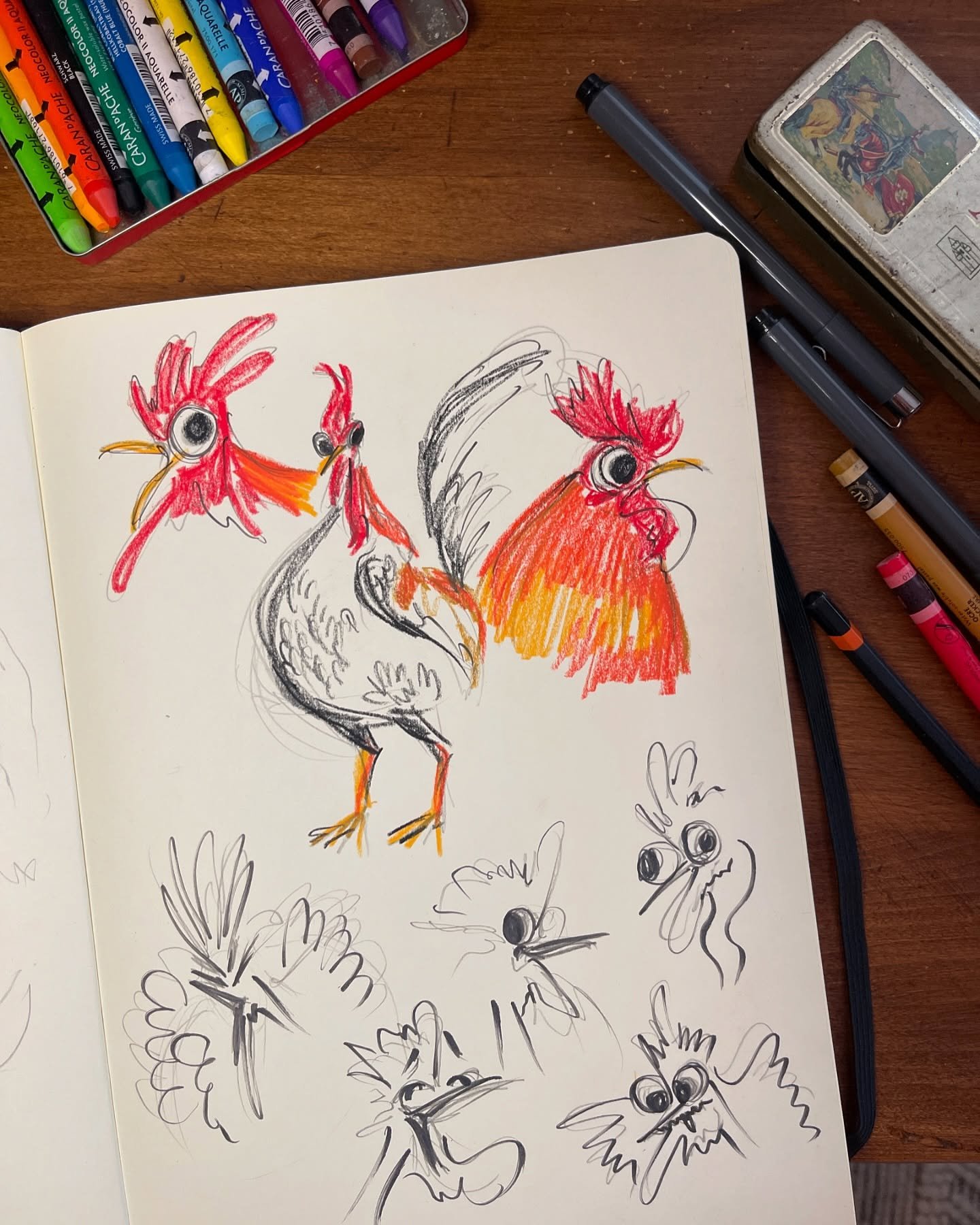 I&rsquo;ve been working on a few book ideas and this quirky bird keeps popping into my head. It&rsquo;s one of those characters that feels right the more messy it looks! Swipe to see a quick speed video 👉

#kidlitart #childrensbookillustration #chil