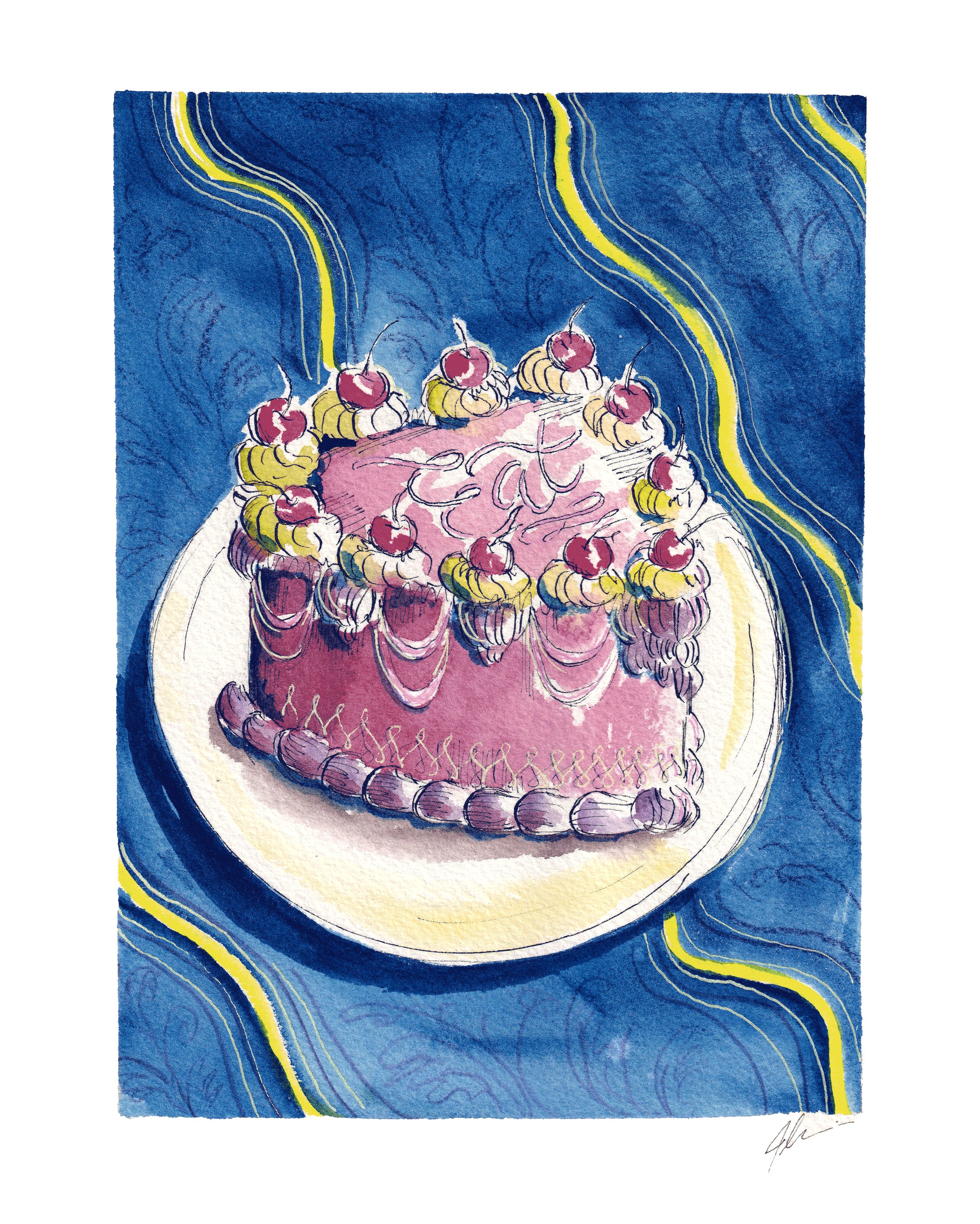 E is for Eat - Original