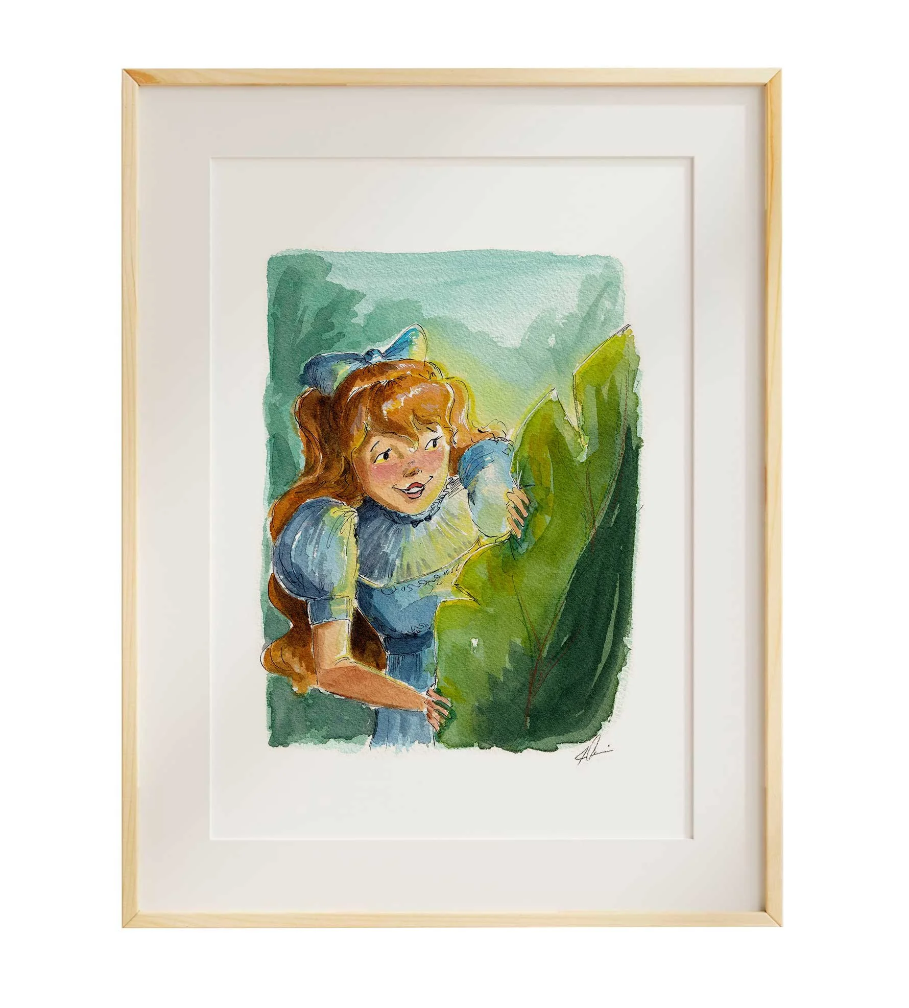 W is for Wendy - 11x14"