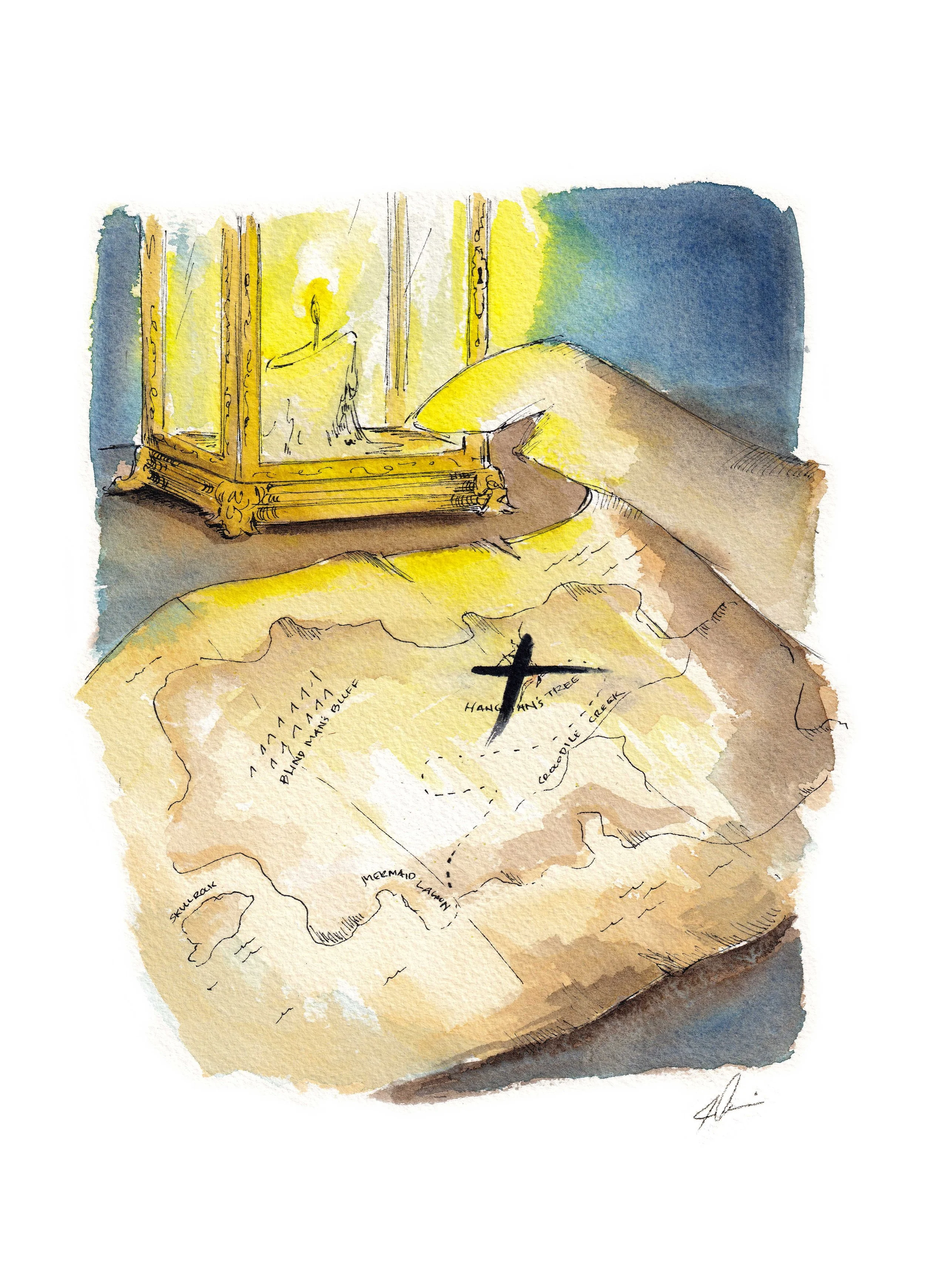 X is for X Marks the Spot - Original