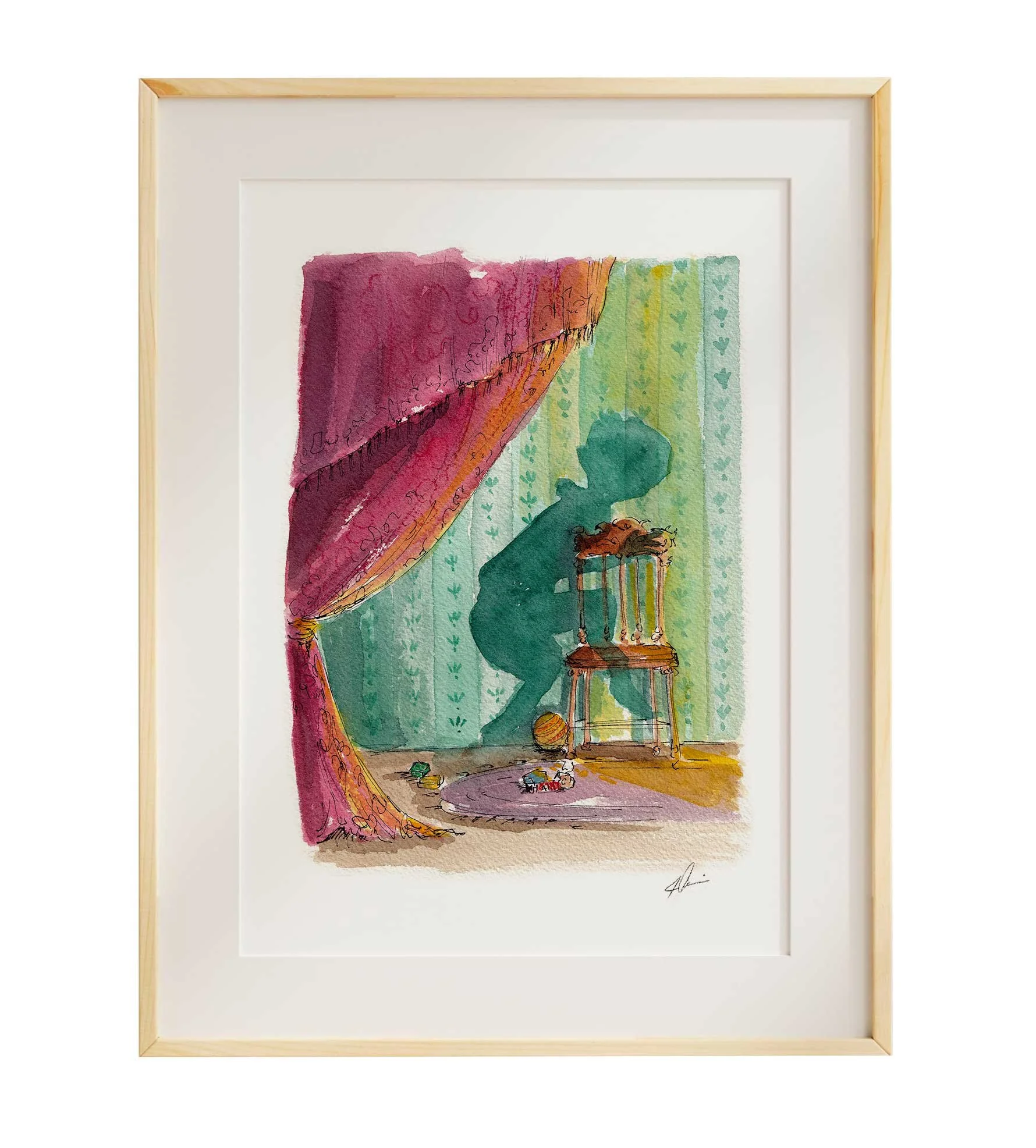 E is for Escape - 8x10"