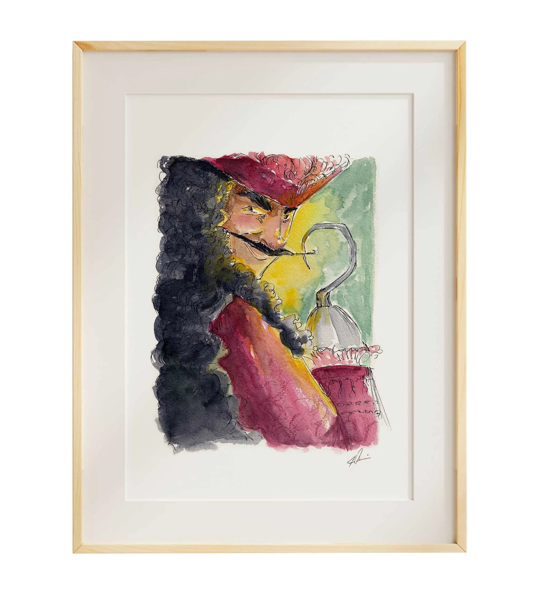 H is for Hook - 8x10"